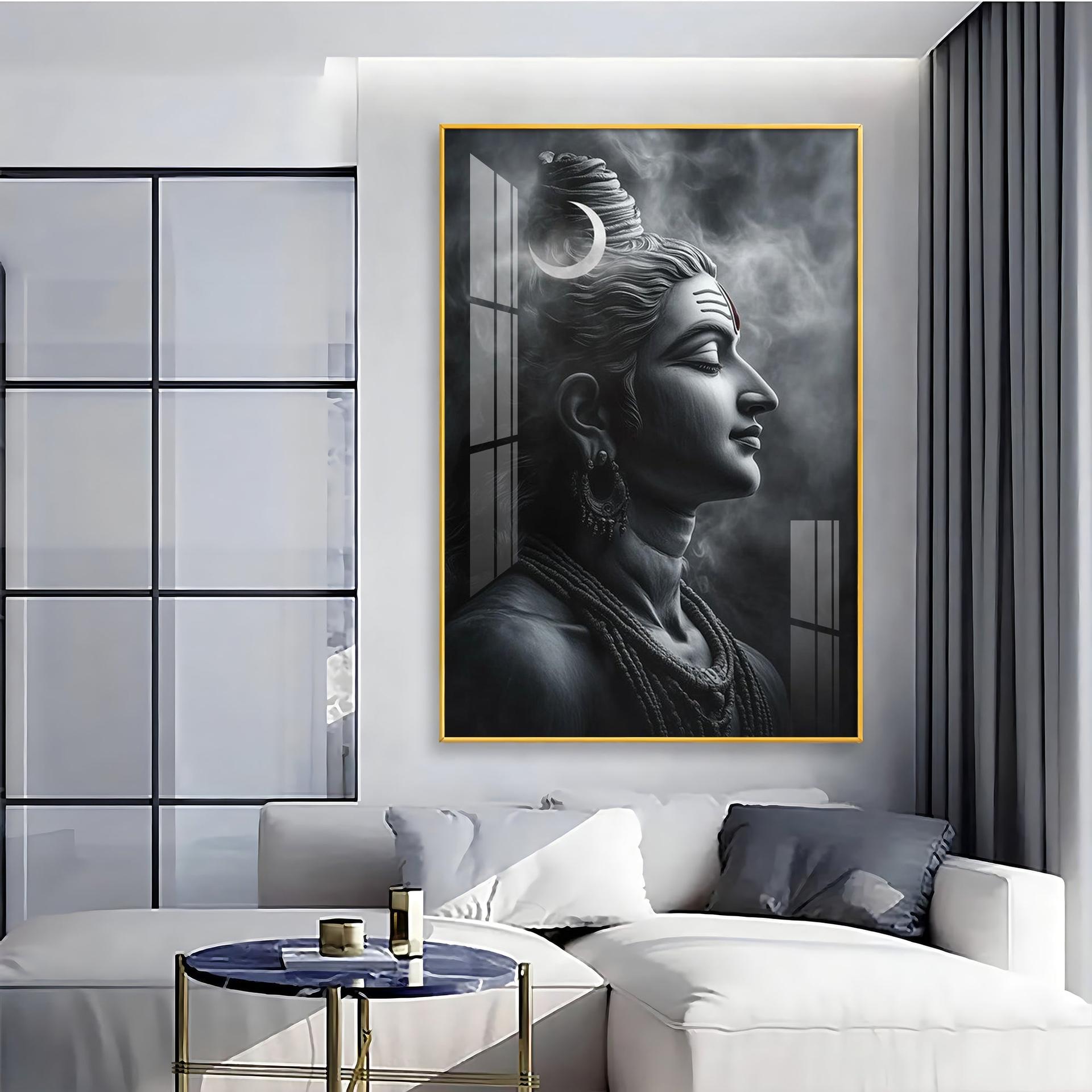 Lord Shiva Harmony Premium Acrylic Wall Art - Image 14