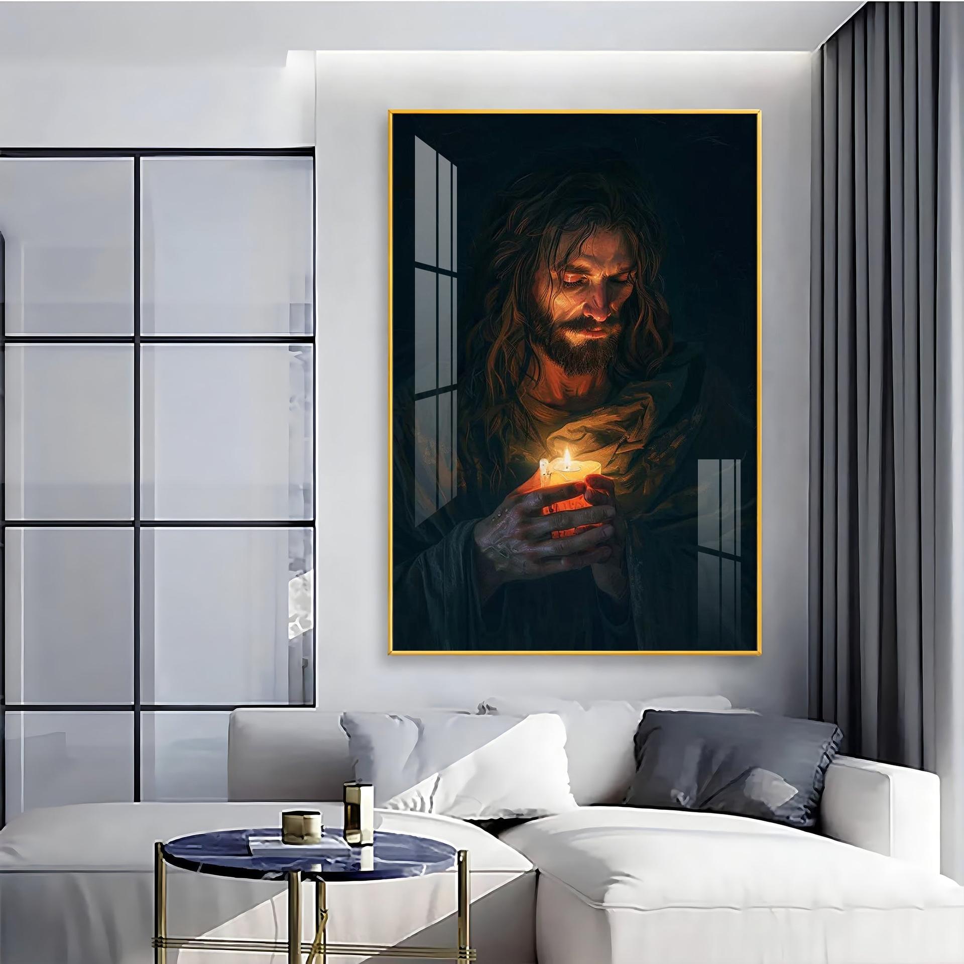 Jesus Christ Faithful Inspiration Premium Acrylic Wall Art - Image 9