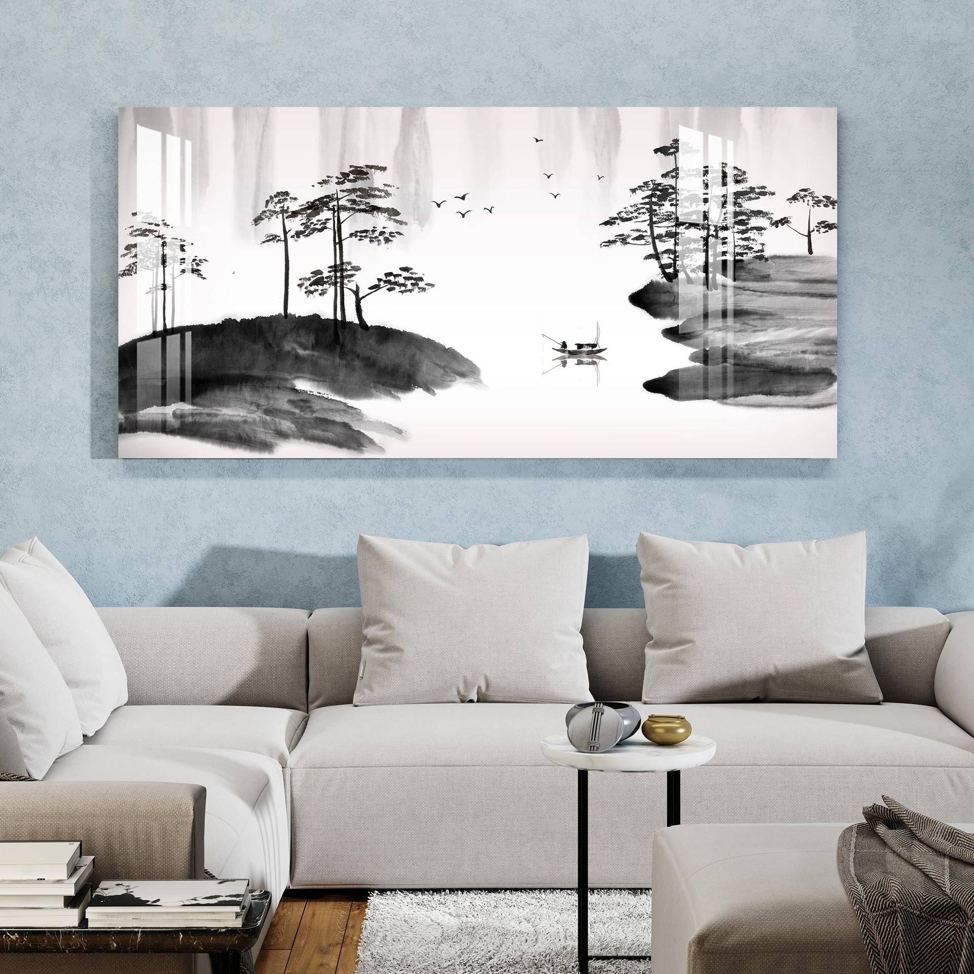 A Man & The Forest Acrylic Wall Art - Image 6