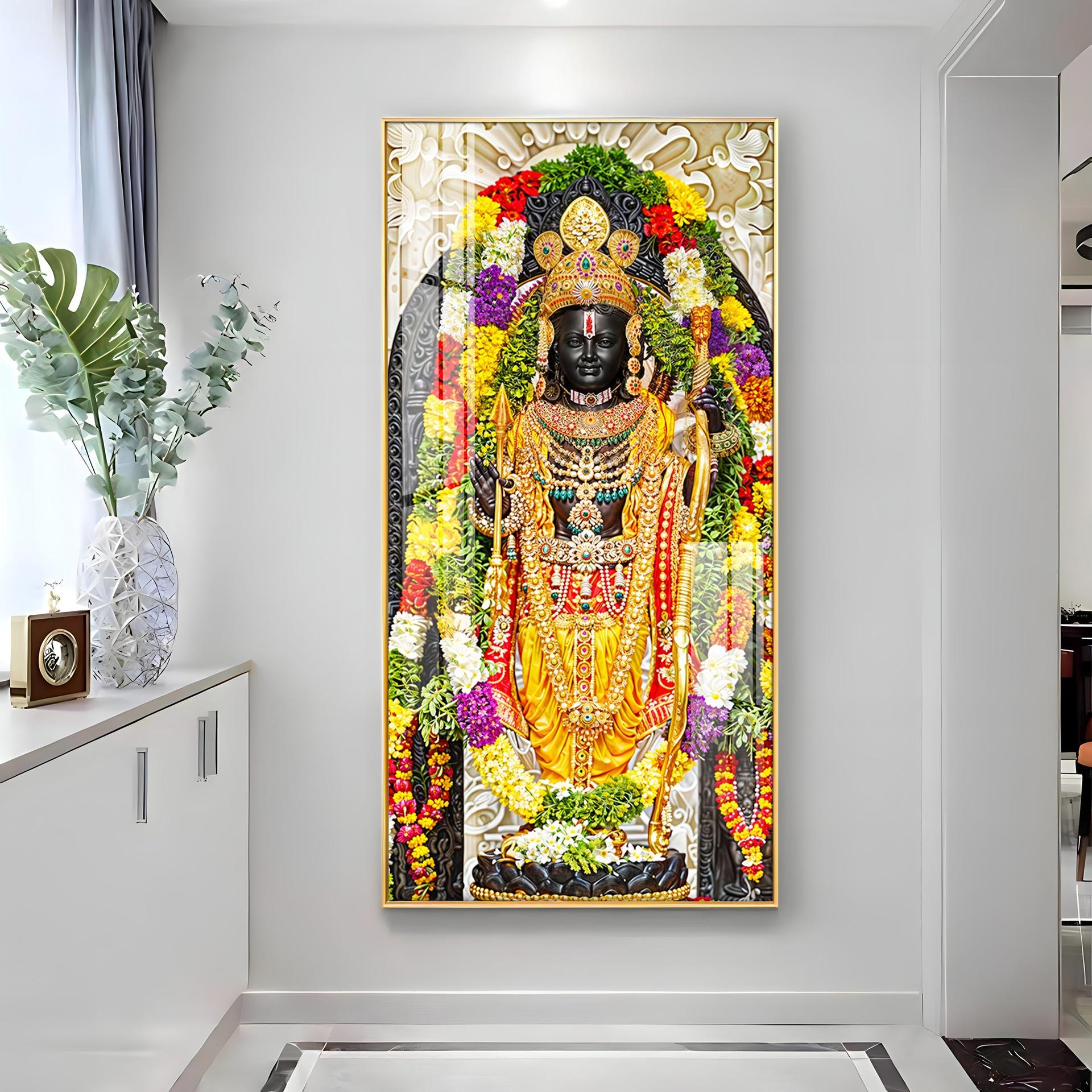 Lord Rama Portray Premium Vertical Wall Art - Image 3