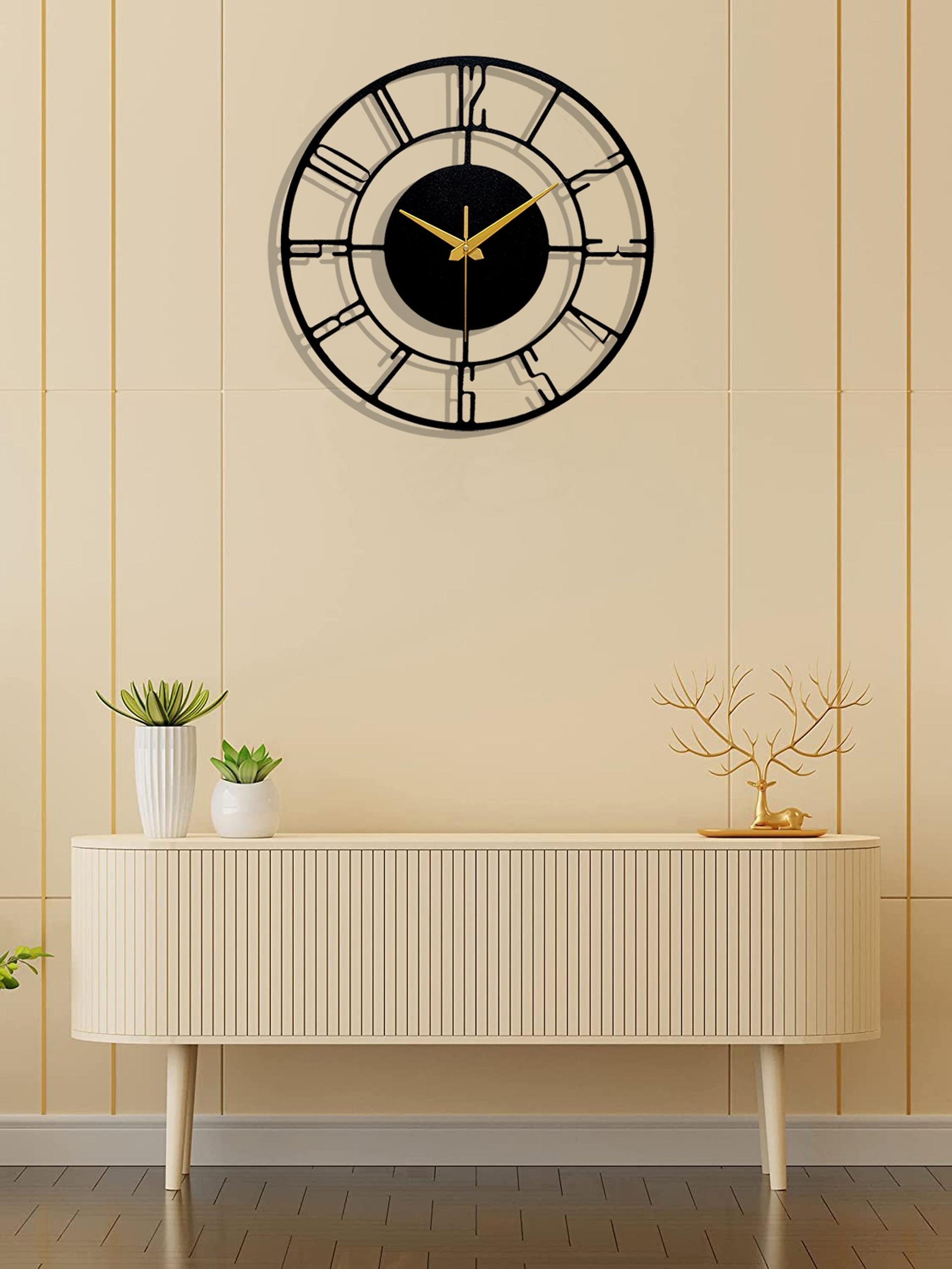 Numeric Minimal Metal Wall Clock - Image 3
