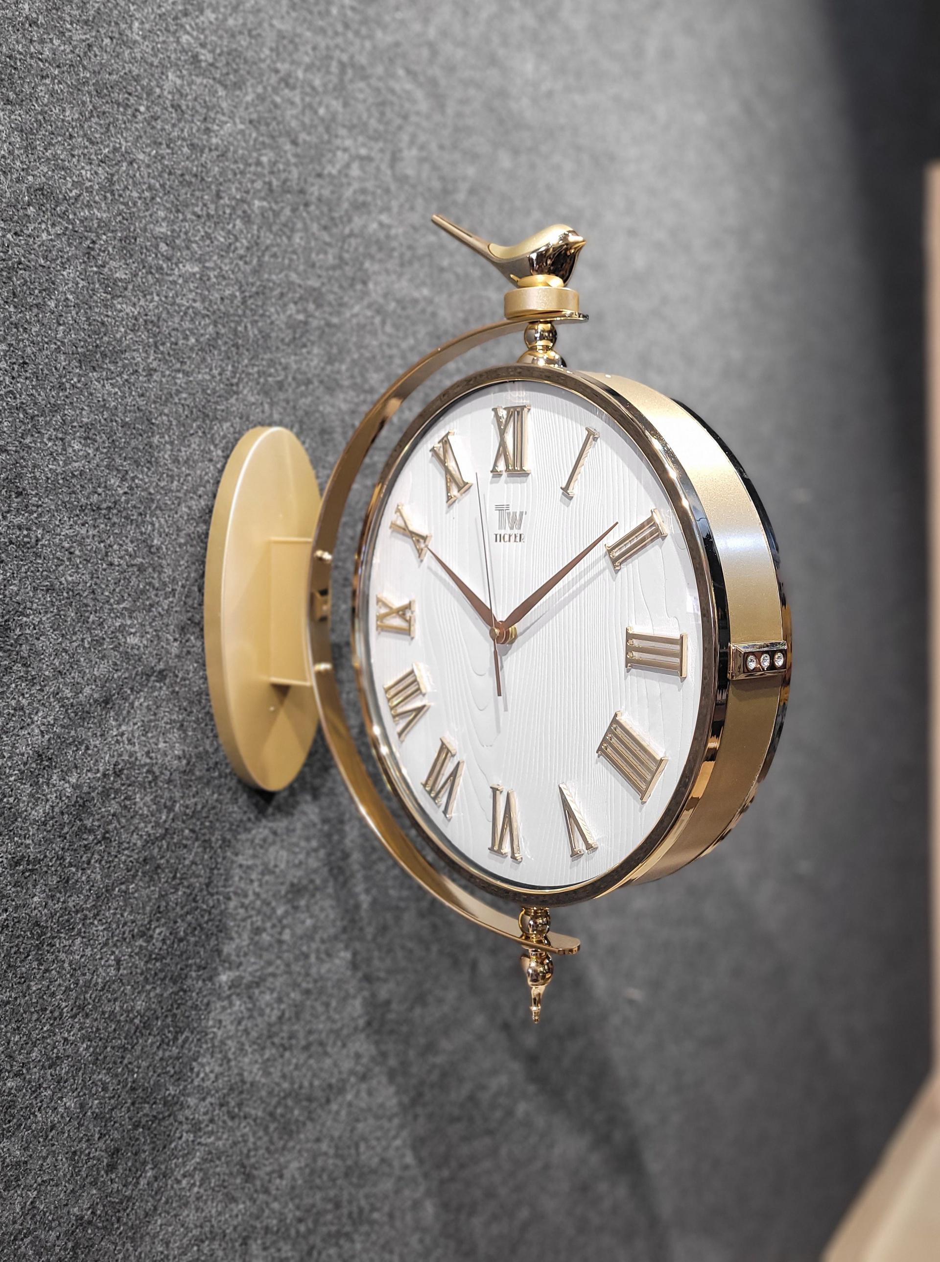 Double Side Hanging Wall Clock