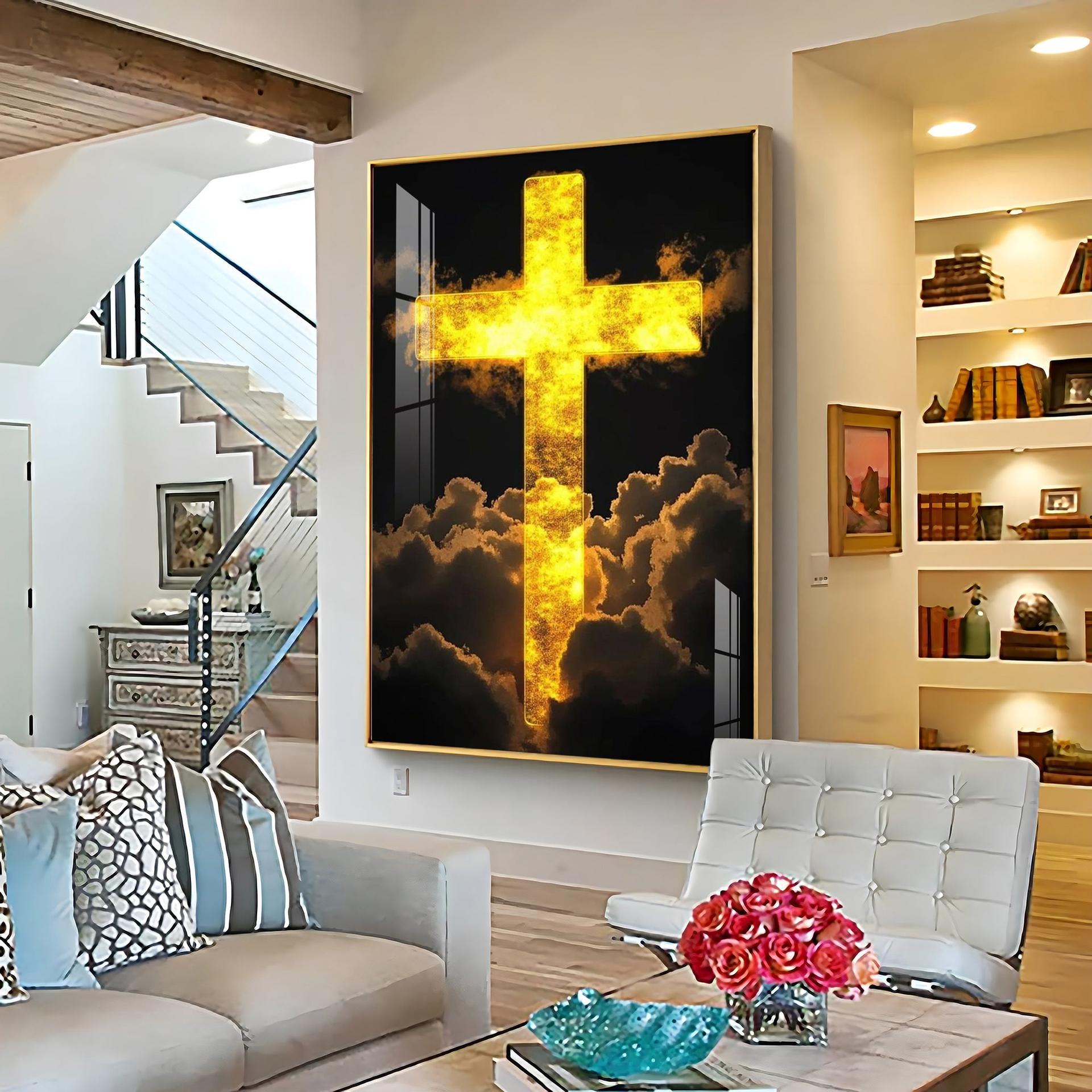 Heavenly Cross Vision Premium Acrylic Wall Art - Image 14