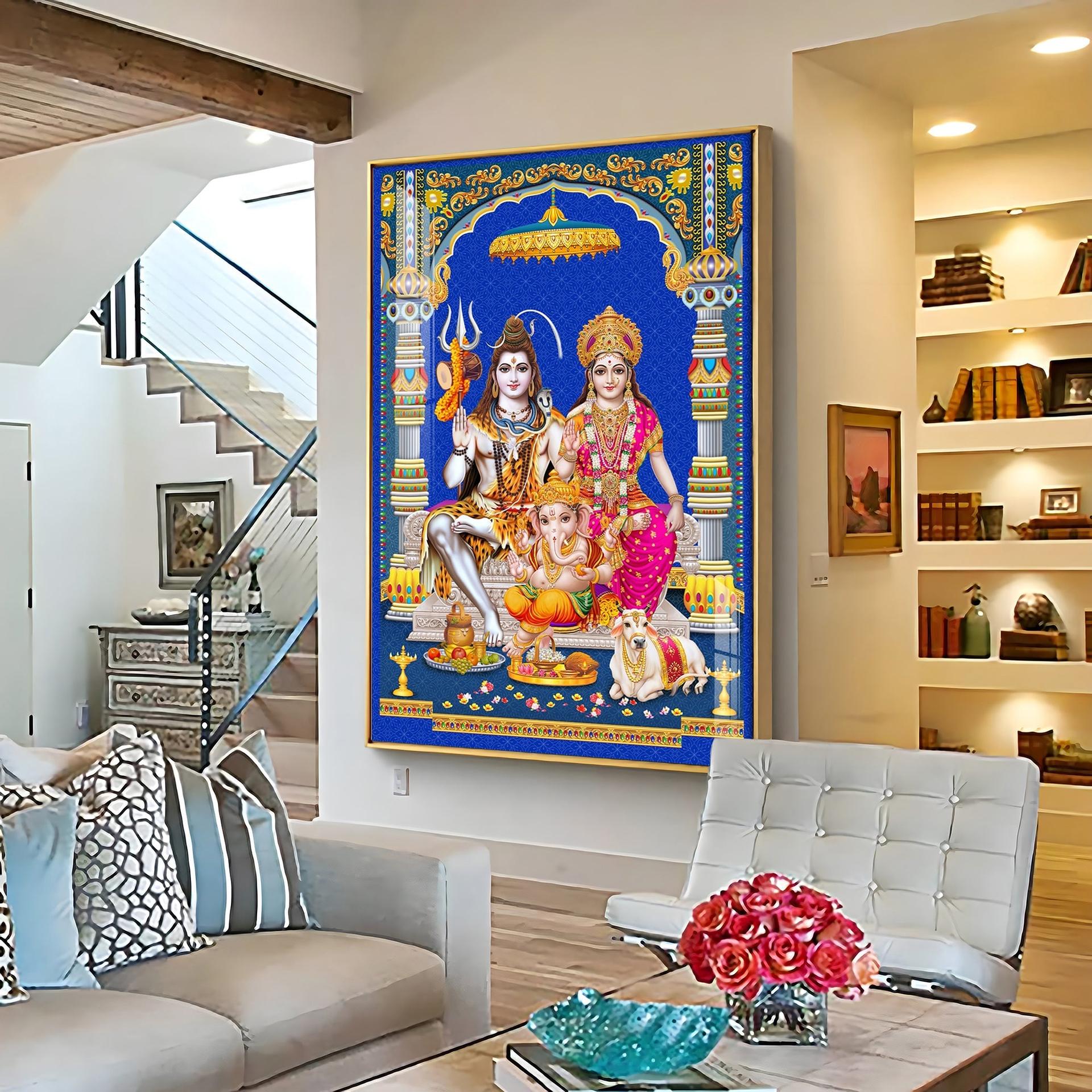 Divine Harmony Premium Acrylic Vertical Wall Art - Image 13
