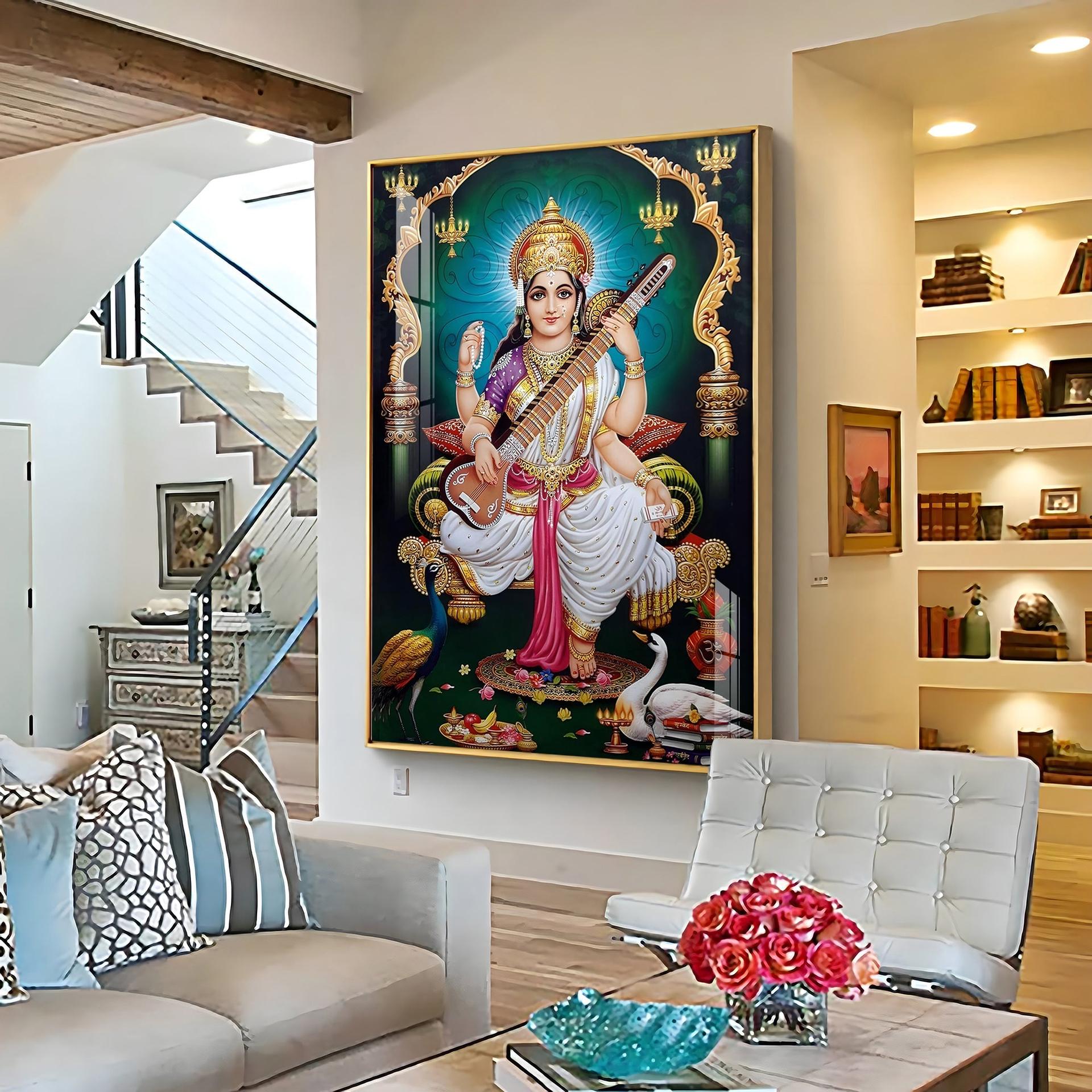 Majestic Reverie Premium Vertical Acrylic Wall Art - Image 3