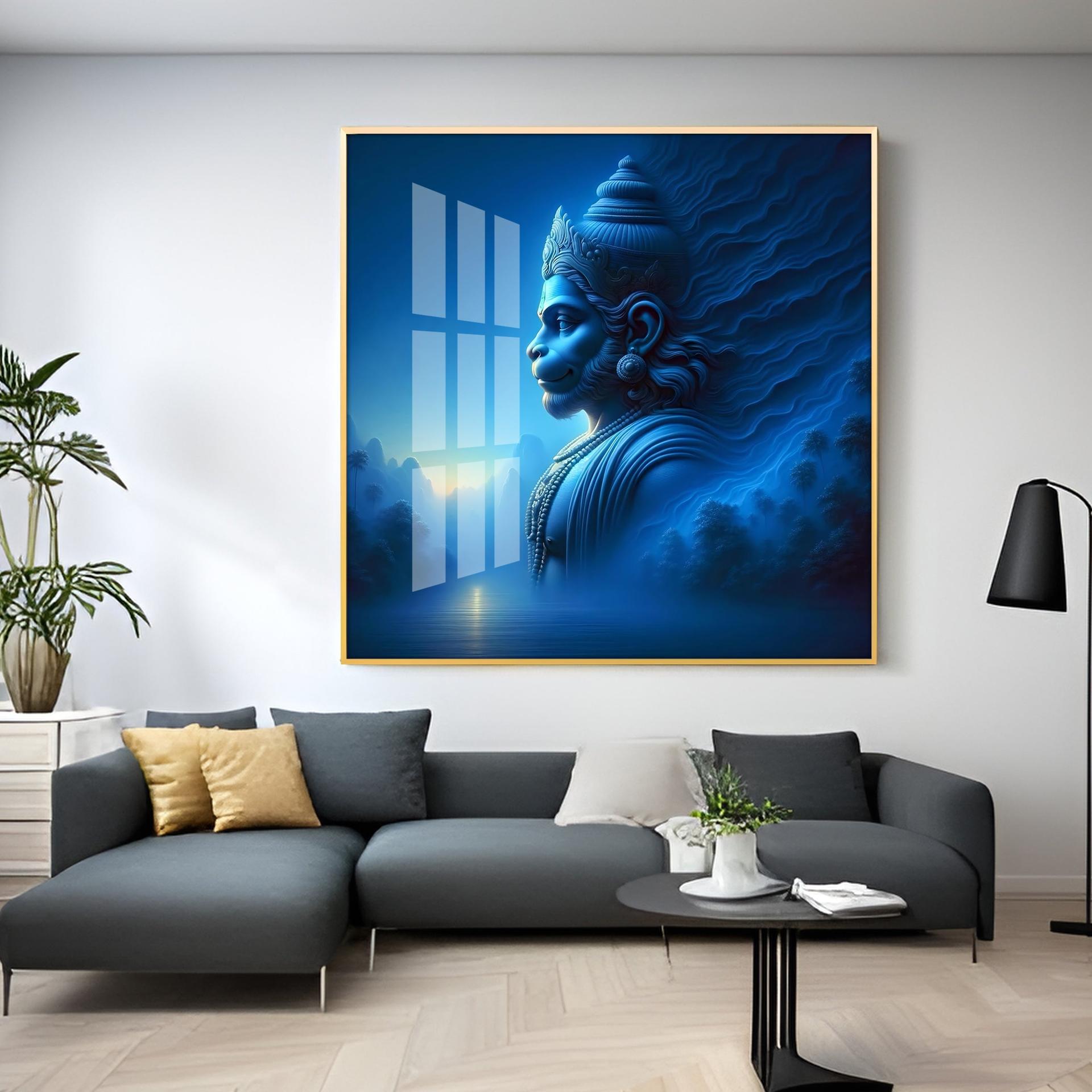Vaayuputra Premium Acrylic Square Wall Art - Image 13