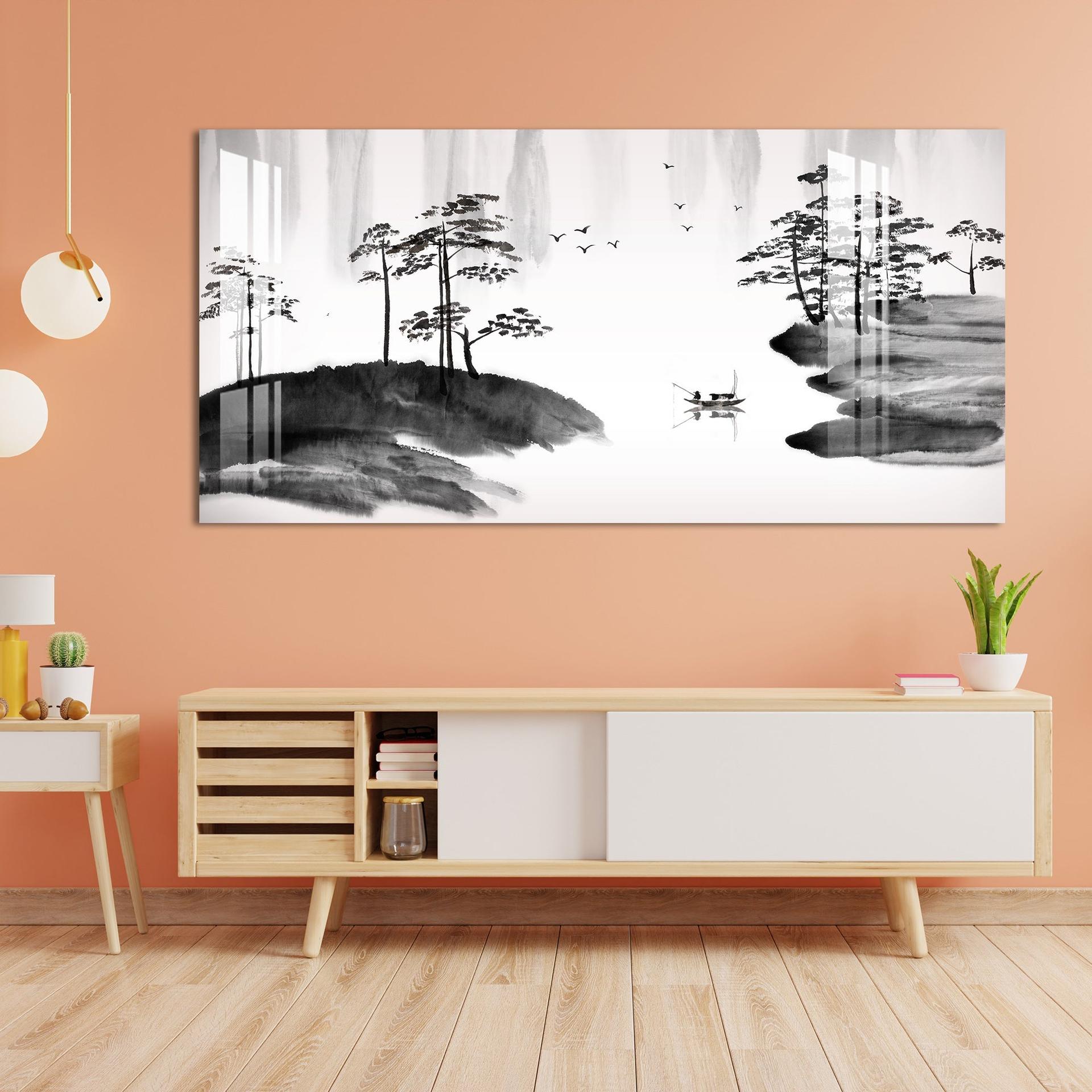 A Man & The Forest Acrylic Wall Art - Image 7