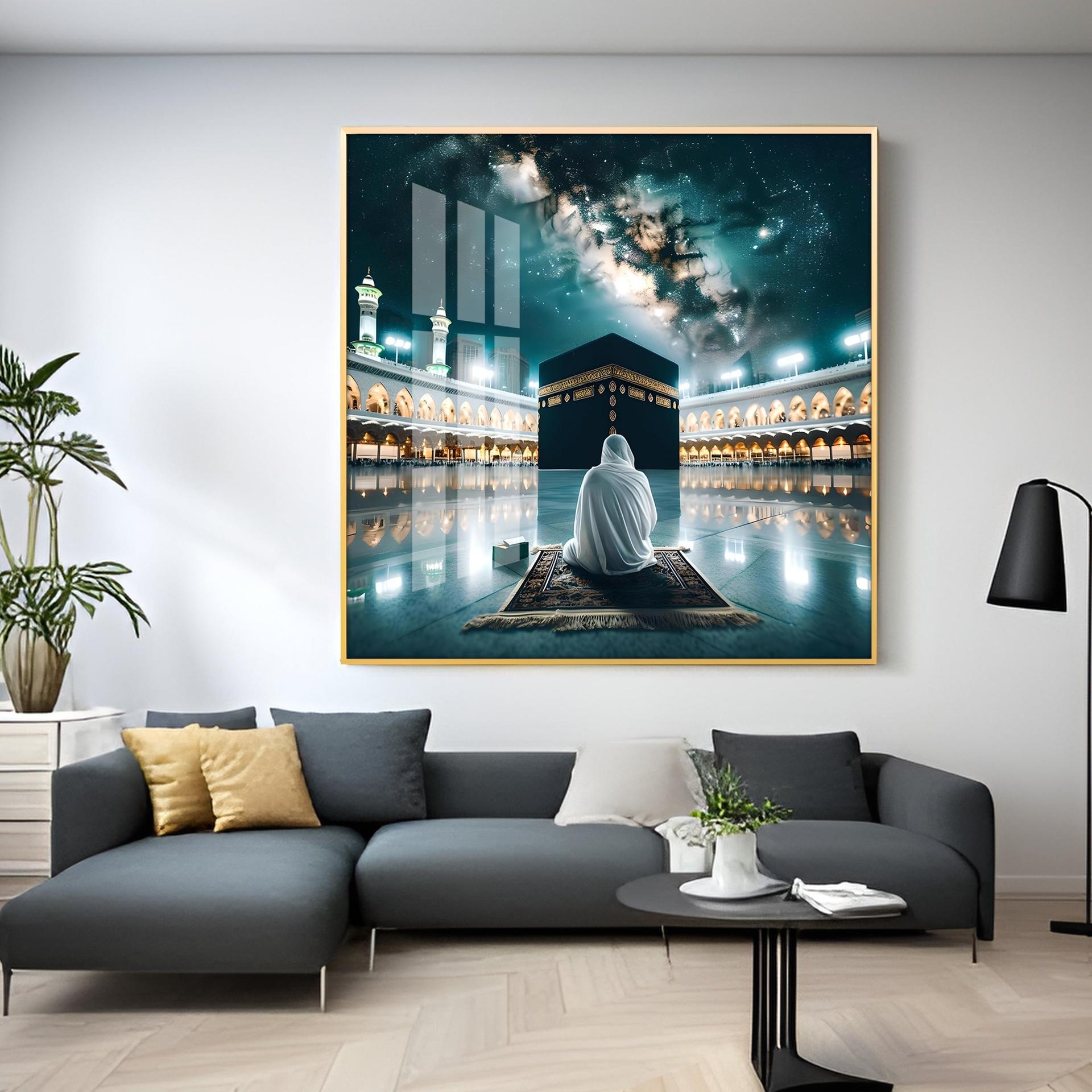 Kaaba Mecca Premium Acrylic Square Wall Art - Image 8