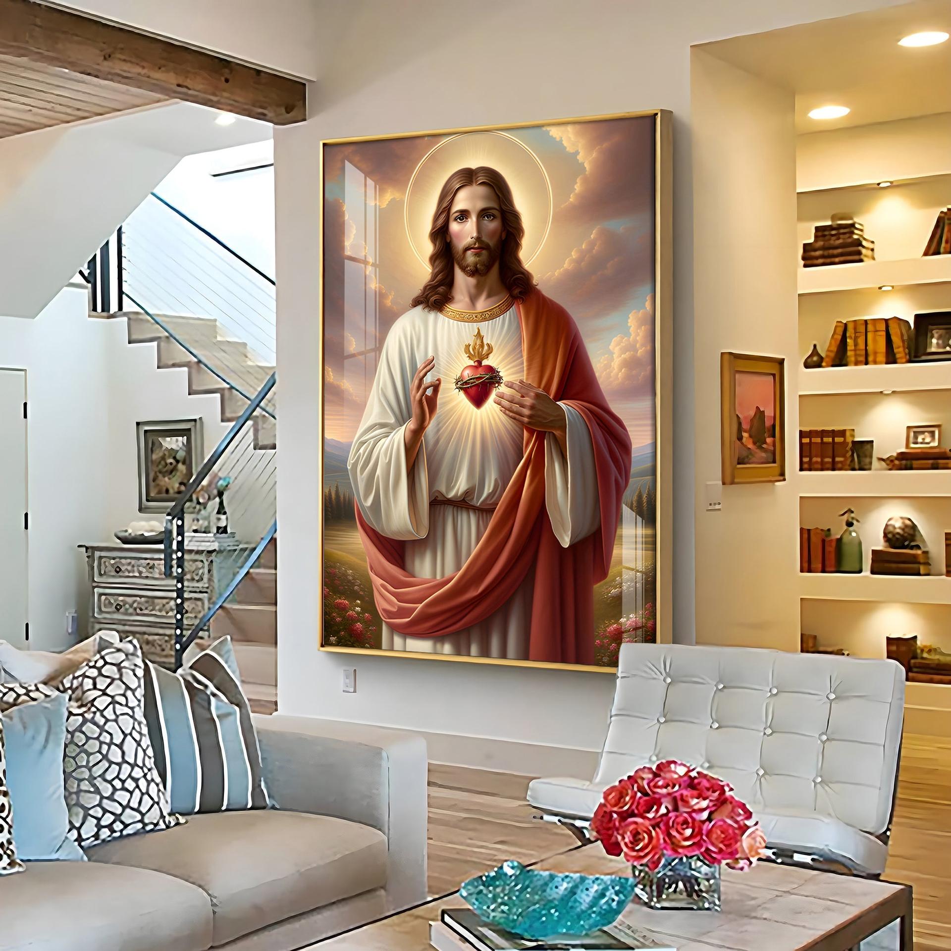 Emblem Of Divine Love Premium Acrylic Vertical Wall Art - Image 5