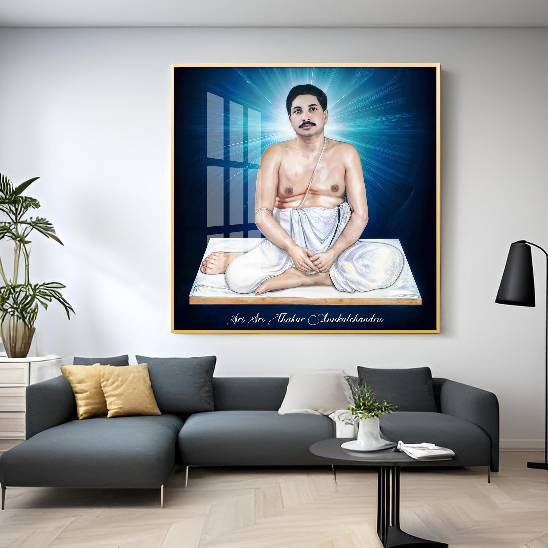Sri Sri Thakur Anukulachandra Premium Acrylic Wall Art - Image 6