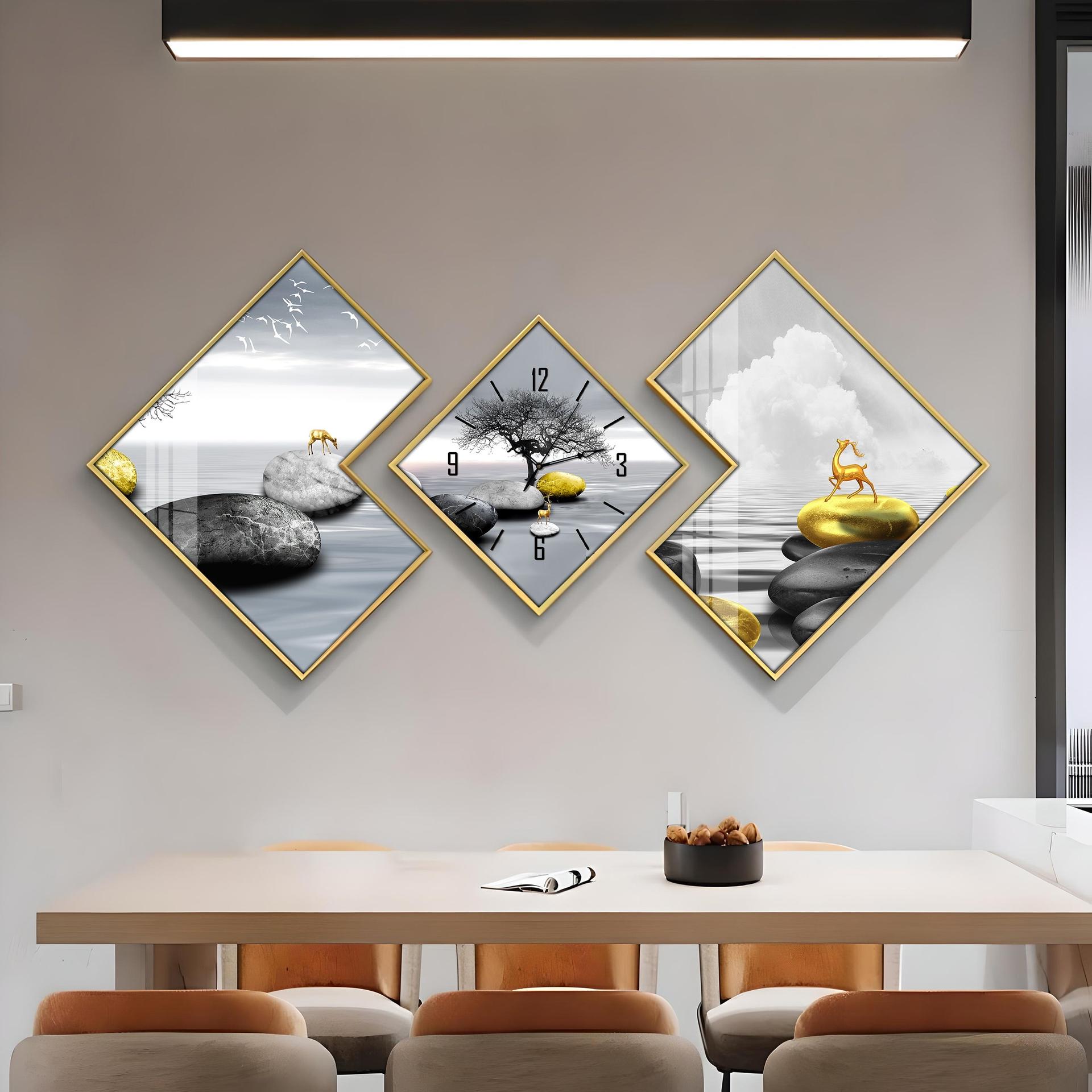 Magical Stones Premium Acrylic Wall Clock - Image 10
