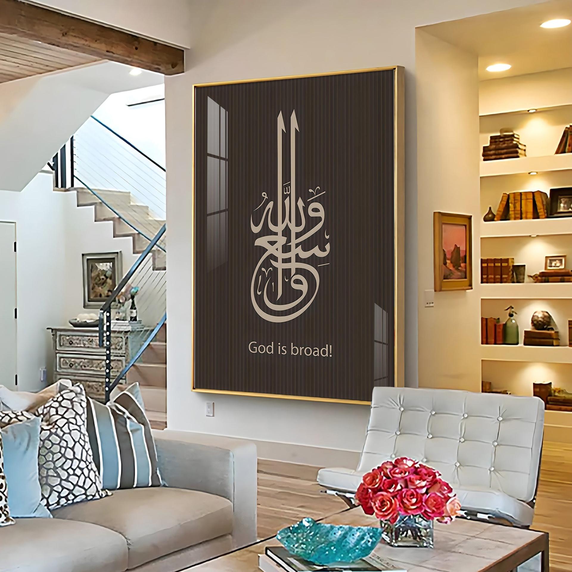 God Is Broad Premium Acrylic Vertical Wall Art - Image 5