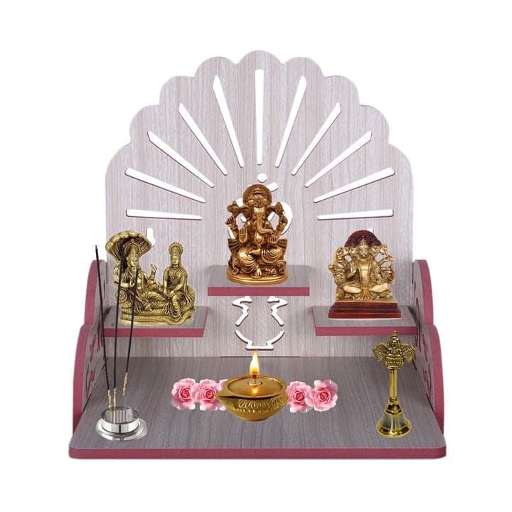 Wooden Small Temple For Pooja Room