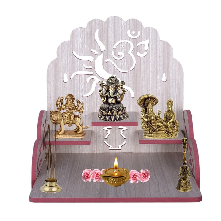 Compact Wooden Office Home Temple: Stylish Workspace Serenity - Image 25
