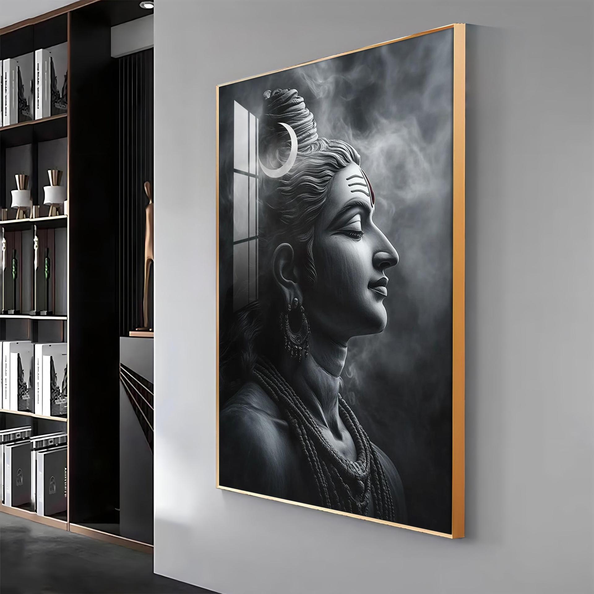 Lord Shiva Harmony Premium Acrylic Wall Art - Image 12