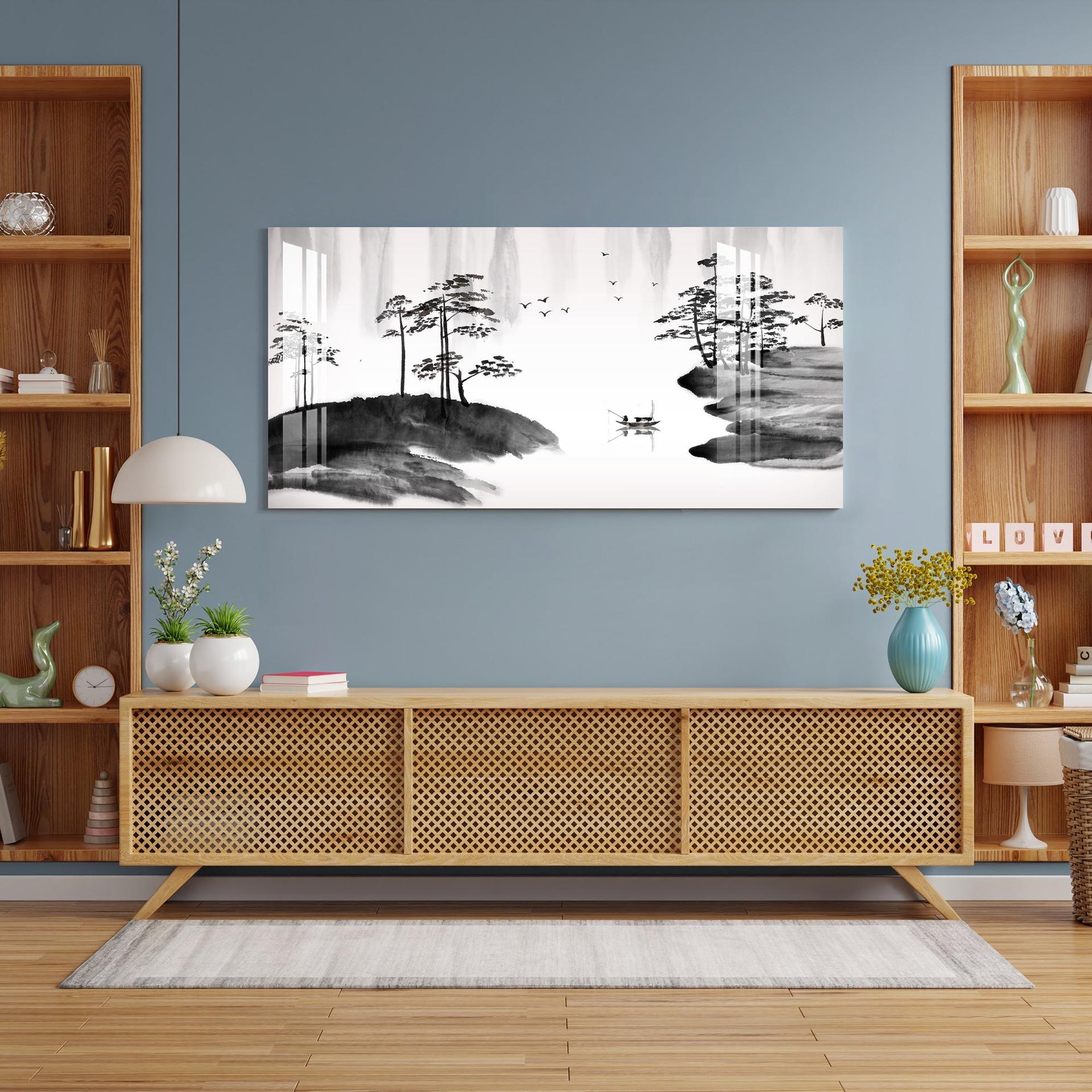 A Man & The Forest Acrylic Wall Art - Image 8