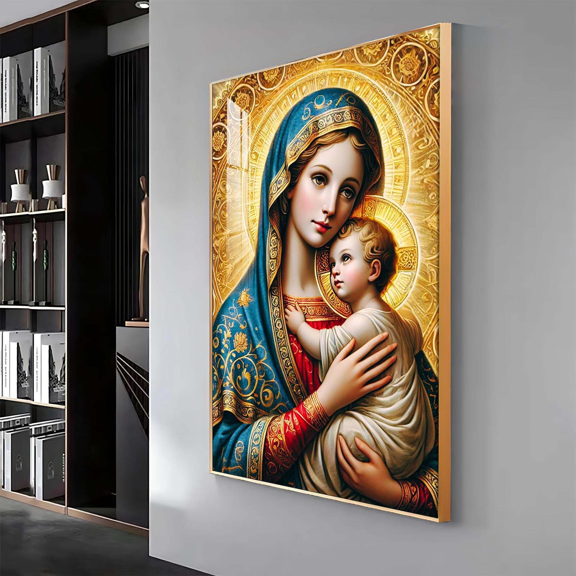 Celestial Grace Premium Acrylic Vertical Wall Art - Image 11