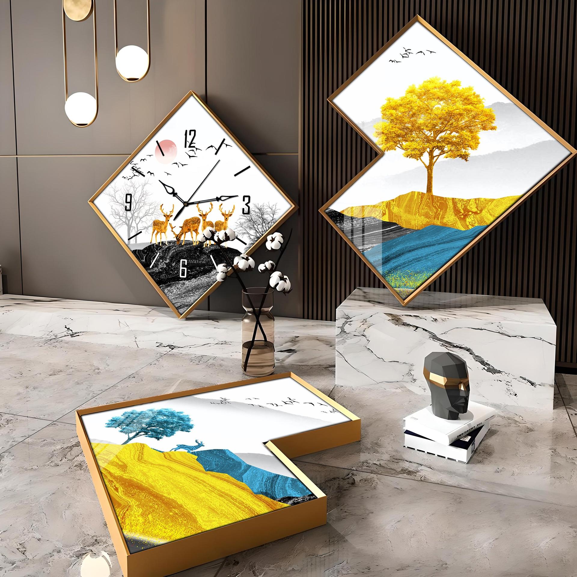 Forest Landscape Premium Acrylic Wall Clock - Image 7