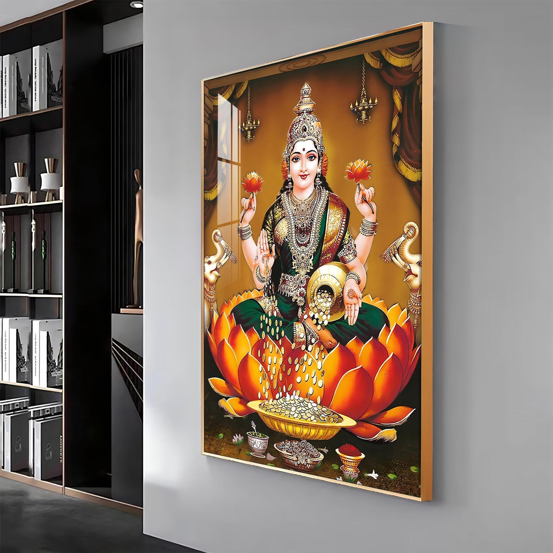 Goddess In Tranquility Premium Vertical Acrylic Wall Art - Image 14