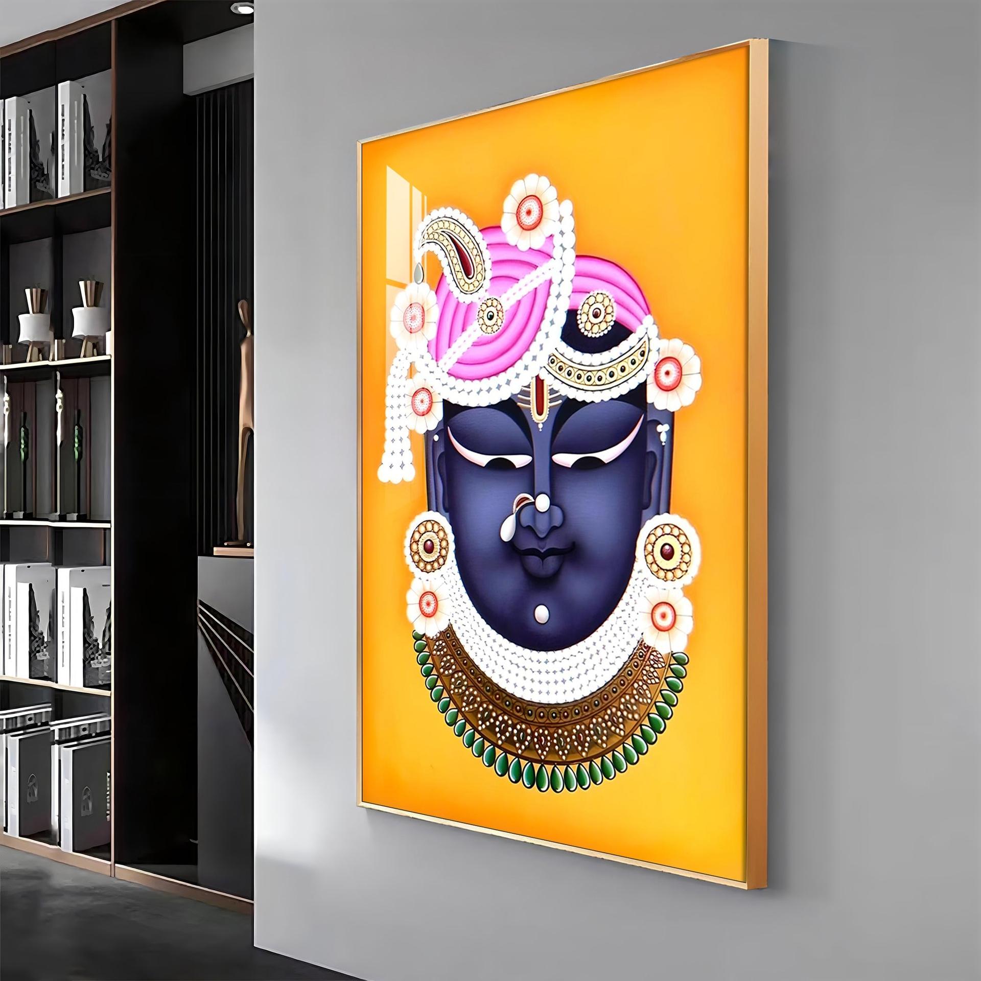 Lord Shreenathji Premium Vertical Acrylic Wall Art - Image 14