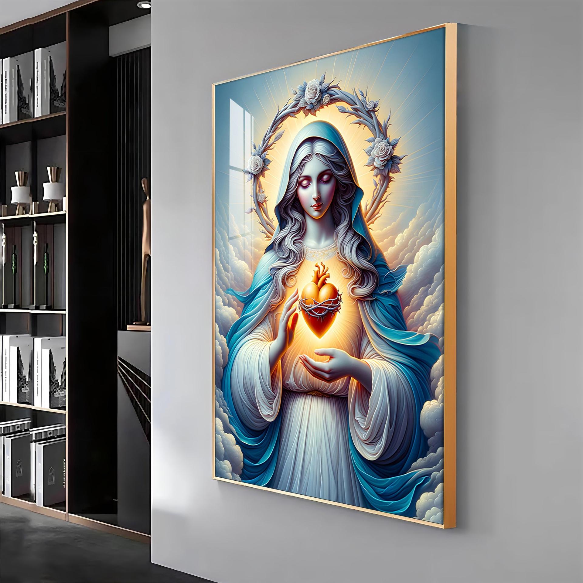 Divine Maternal Love Premium Acrylic Vertical Wall Art - Image 12