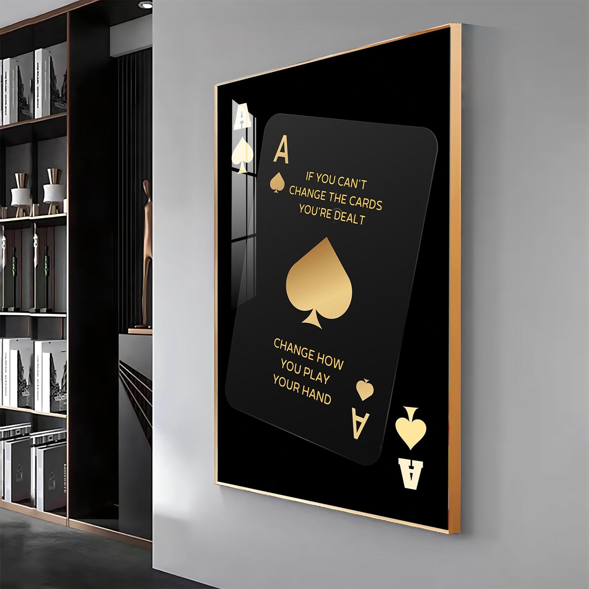 If You Can't Change The Cards Premium Acrylic Vertical Wall Art - Image 7