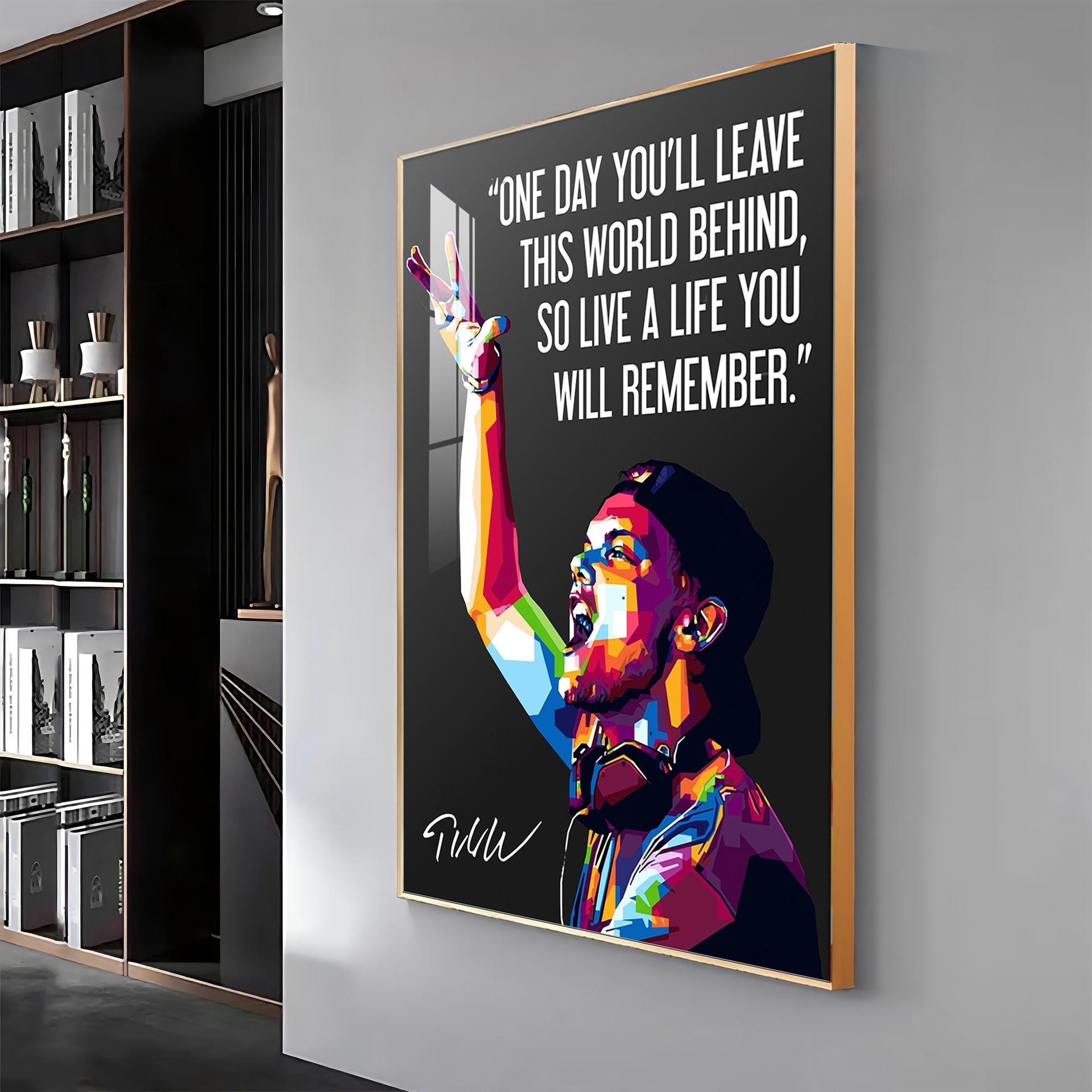 One Day You'll Leave This World Behind Premium Acrylic Vertical Wall Art - Image 7