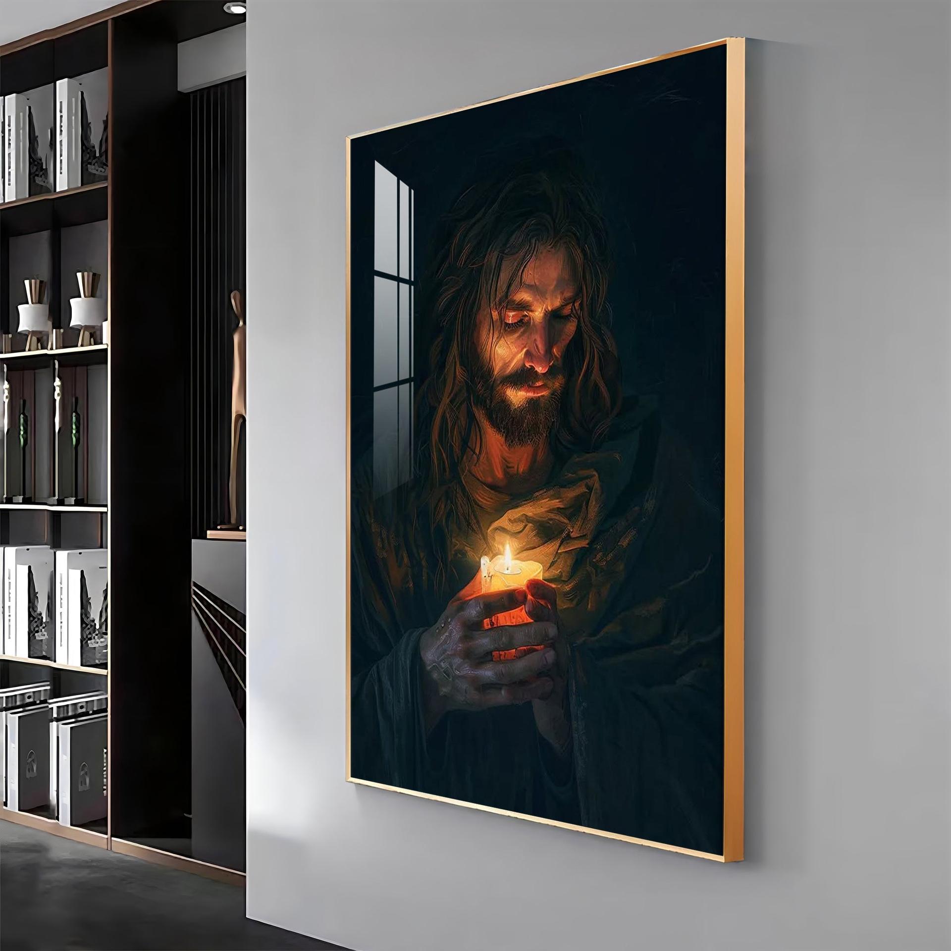 Jesus Christ Faithful Inspiration Premium Acrylic Wall Art - Image 13