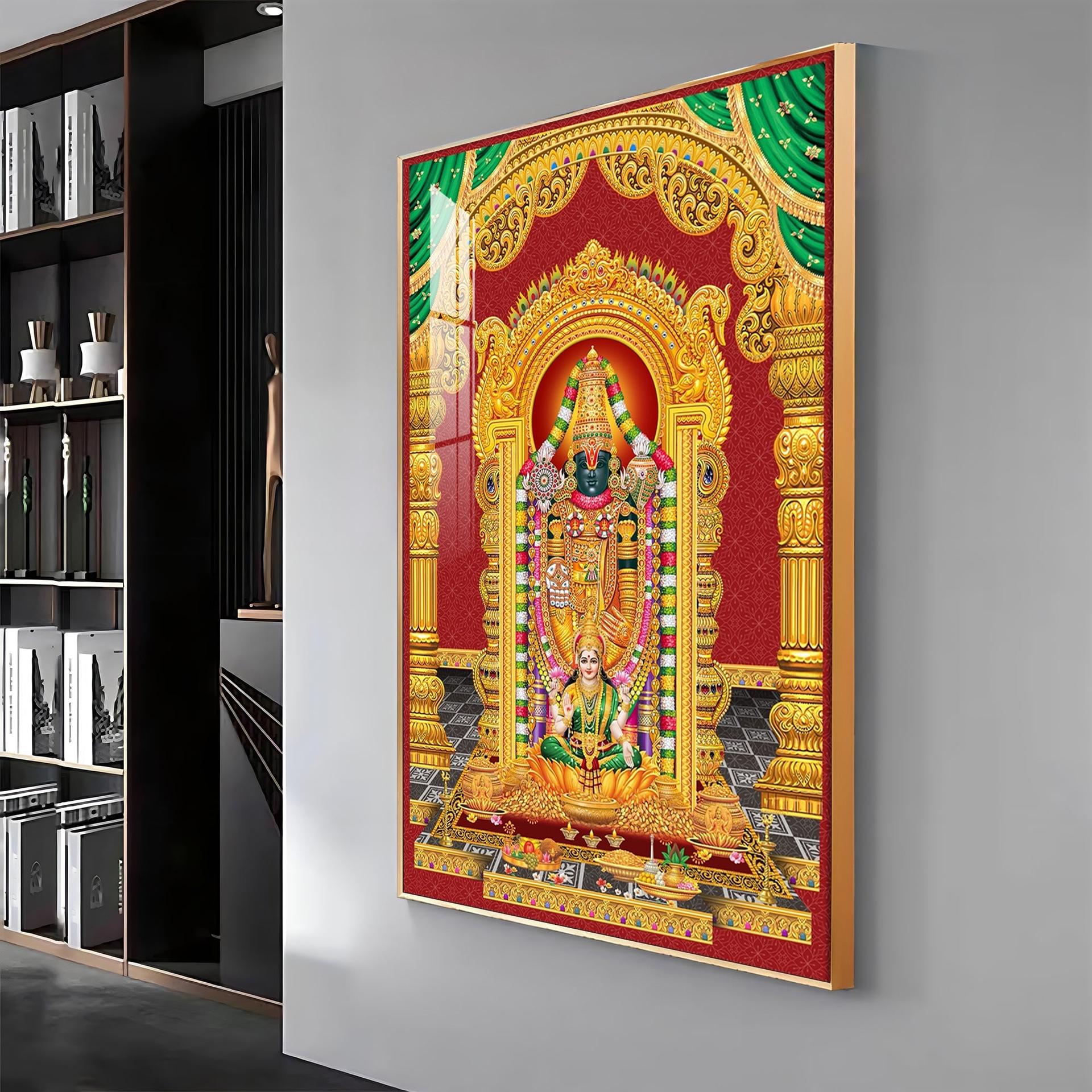 Lord Balaji Essence Premium Acrylic Vertical Wall Art - Image 11