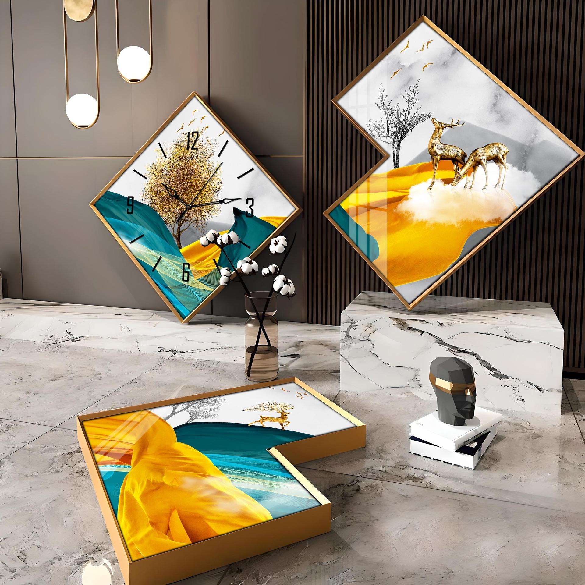 Mystical Deers Premium Acrylic Wall Clock - Image 7