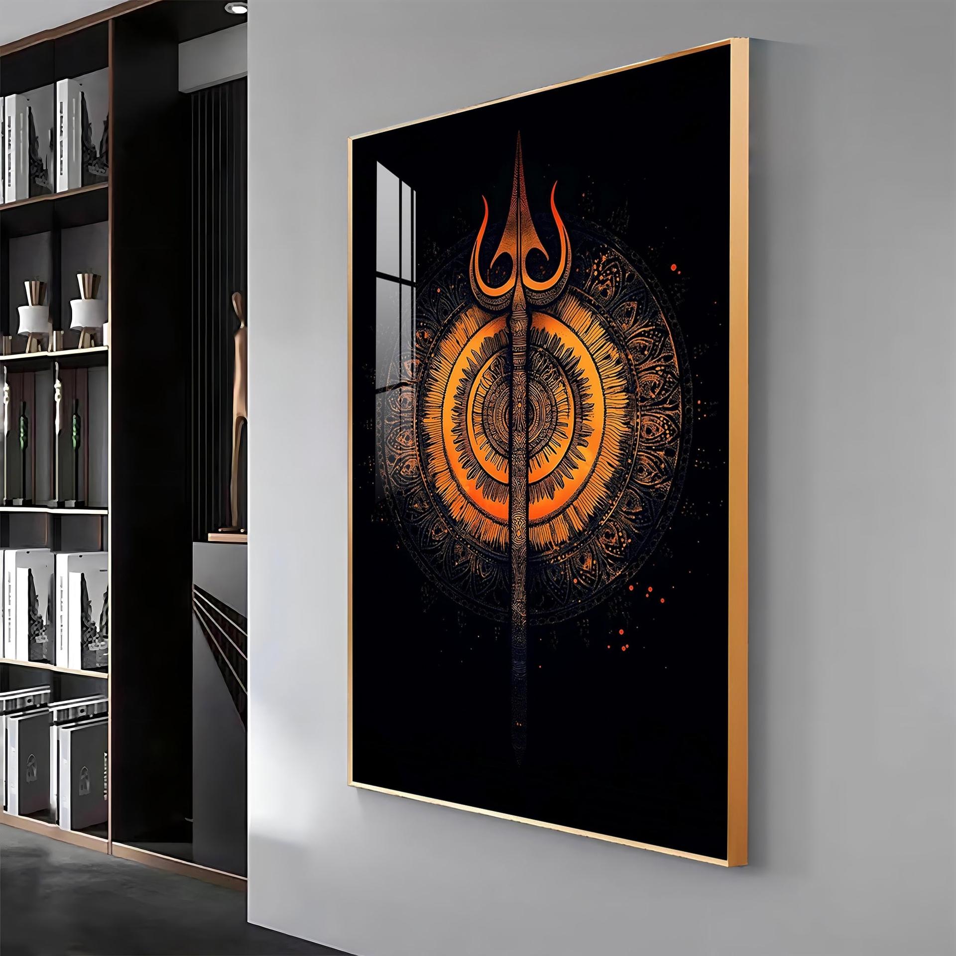 The Radiance Of Shiva Premium Vertical Acrylic Wall Art - Image 13