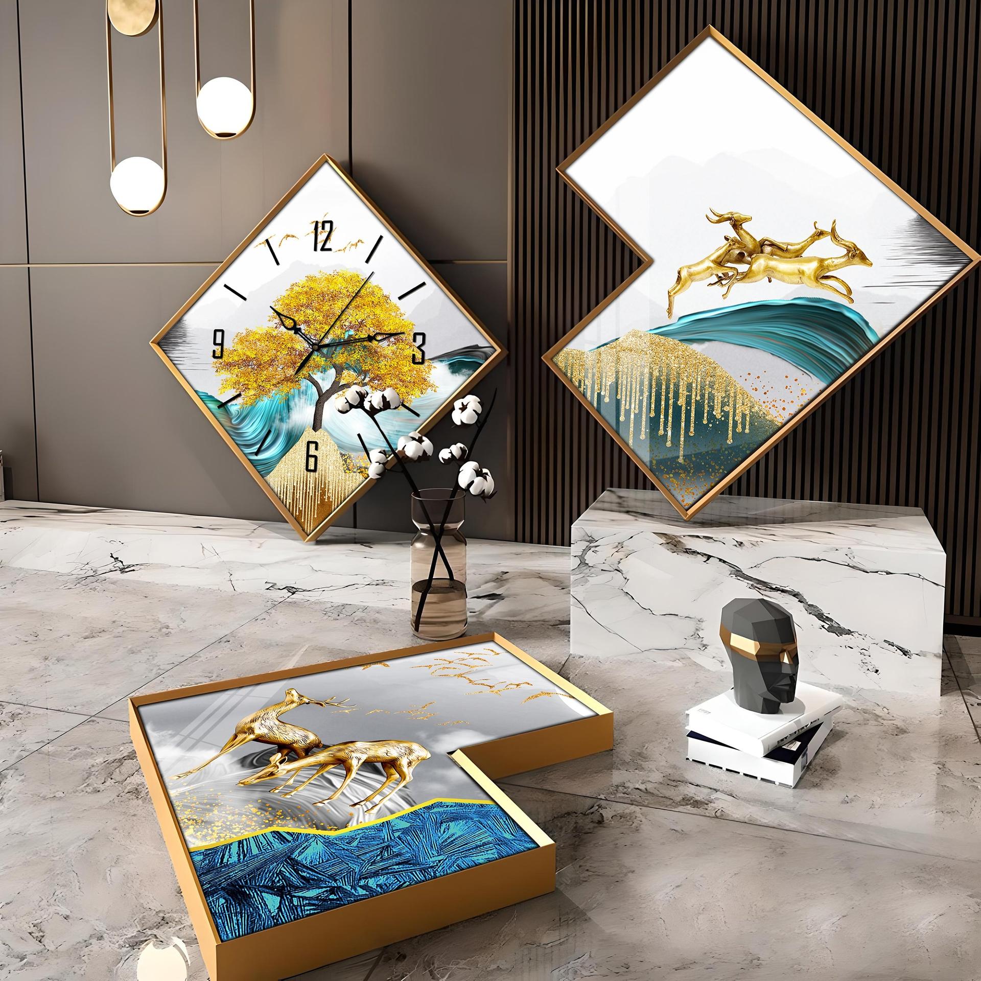 Golden Tree Premium Acrylic Wall Clock - Image 7