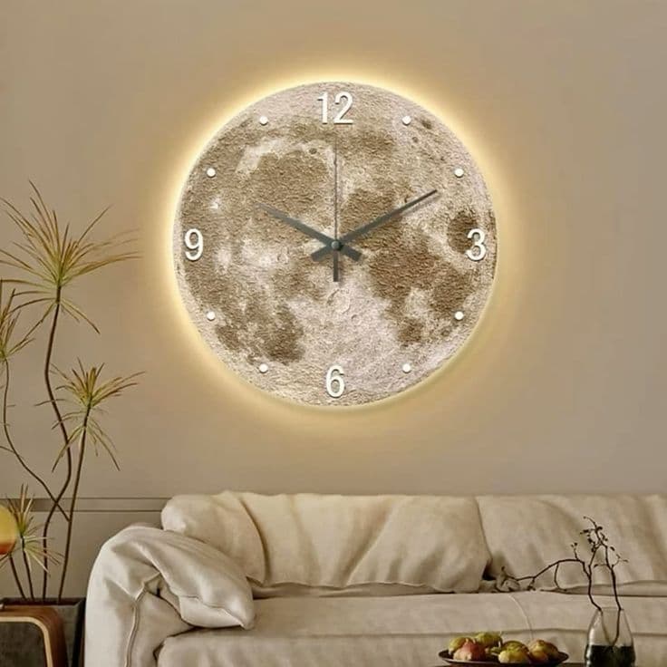 Handmade Customizable Texture Wall Clock - Image 5