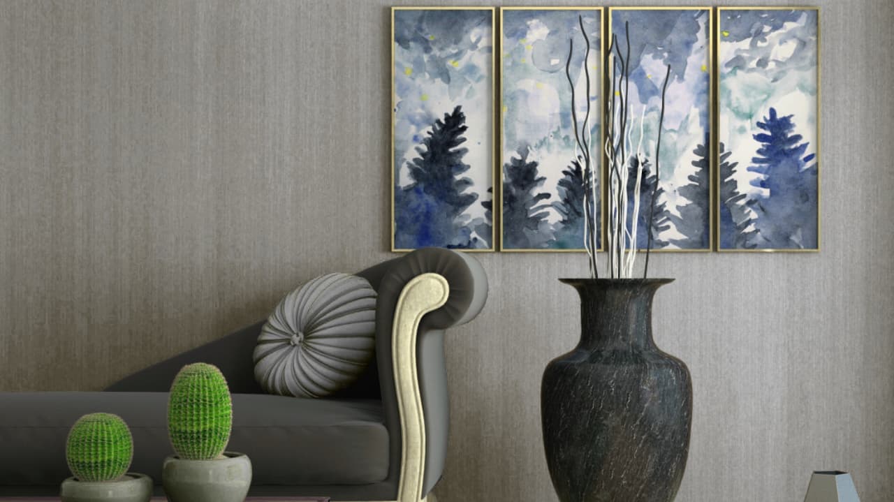 Bold wall art for modern homes