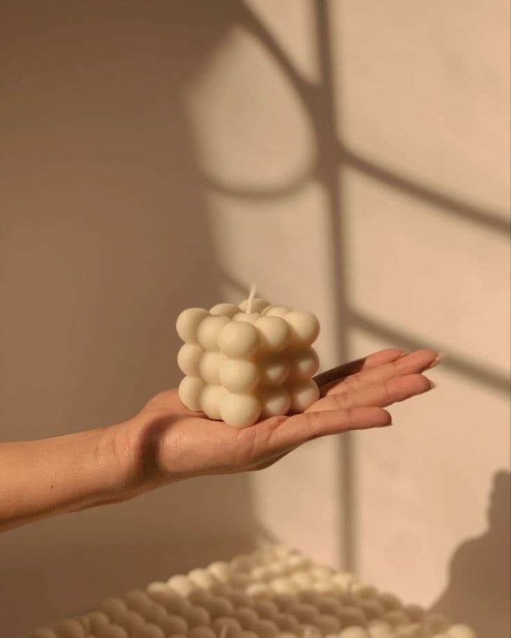 Baby Puzzle Candle (set Of 2) | Aesthetic Home Decor Gift