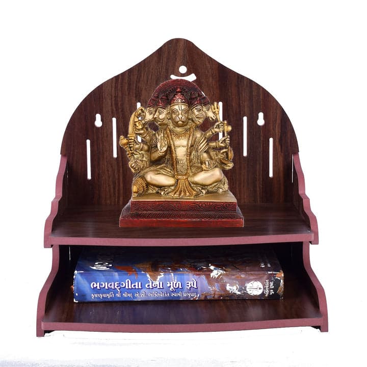 Beautiful Mdf Wooden Temple, Home Wall Mounted