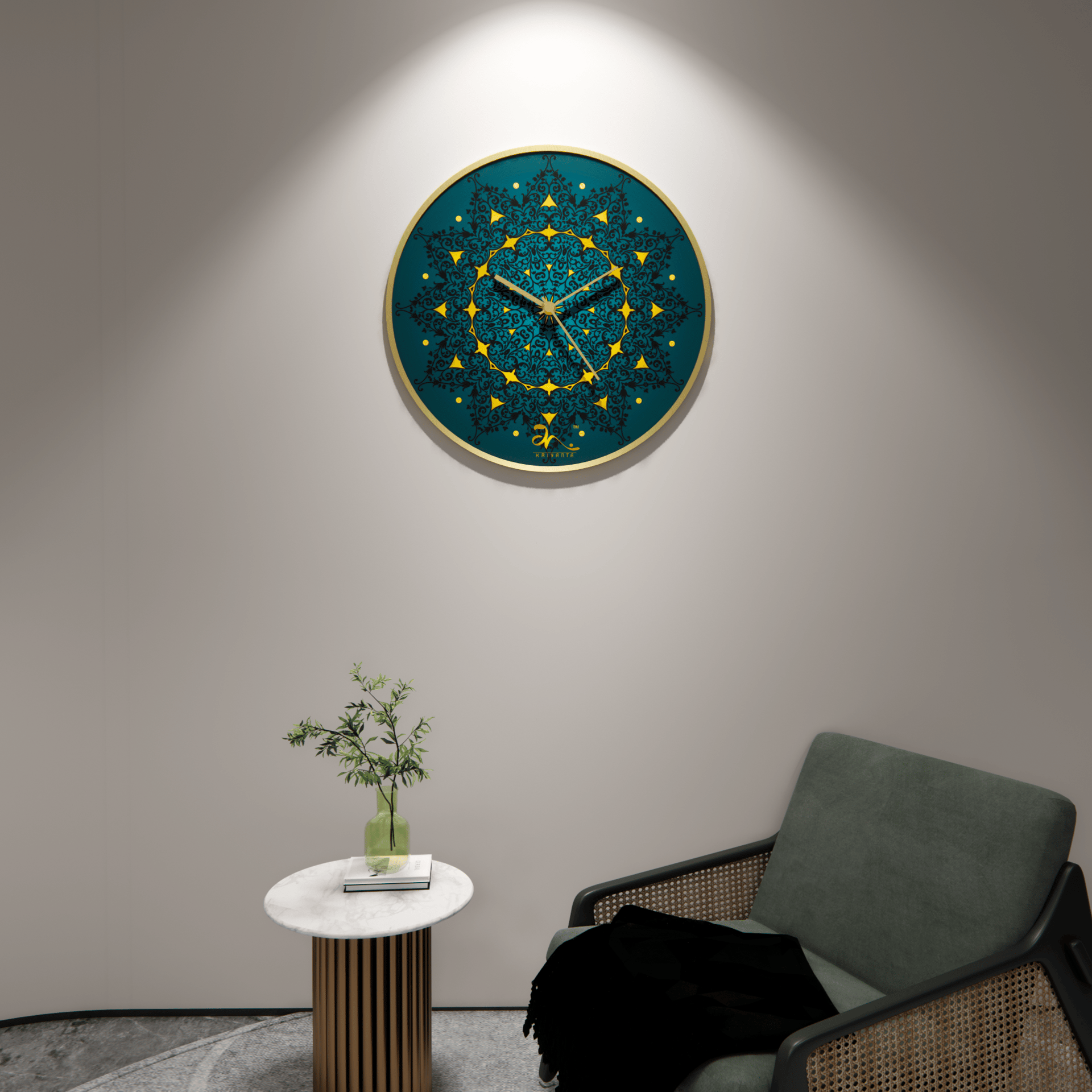 Celestial Wall Clock Art - Image 2