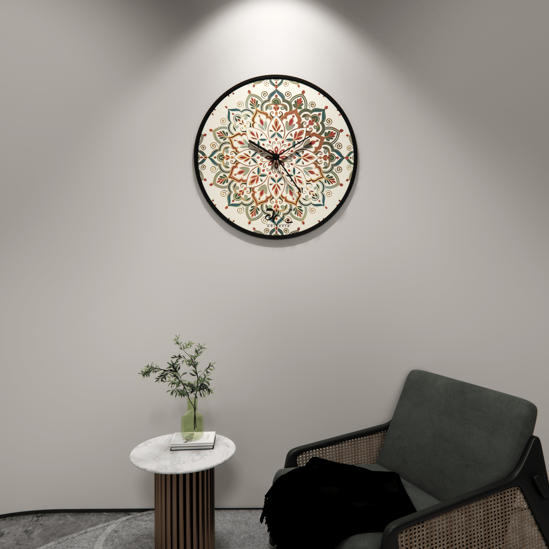 Sacred Wall Clock Art - Image 2