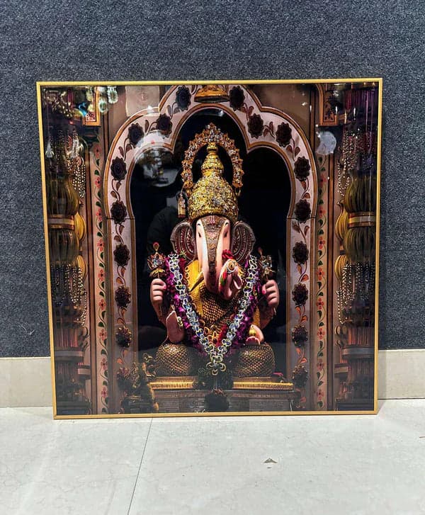 Ganesh Crystal Wall Art