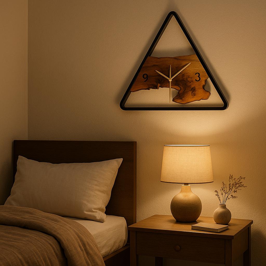 Wood And Metal Frame Wall Clock - Image 27
