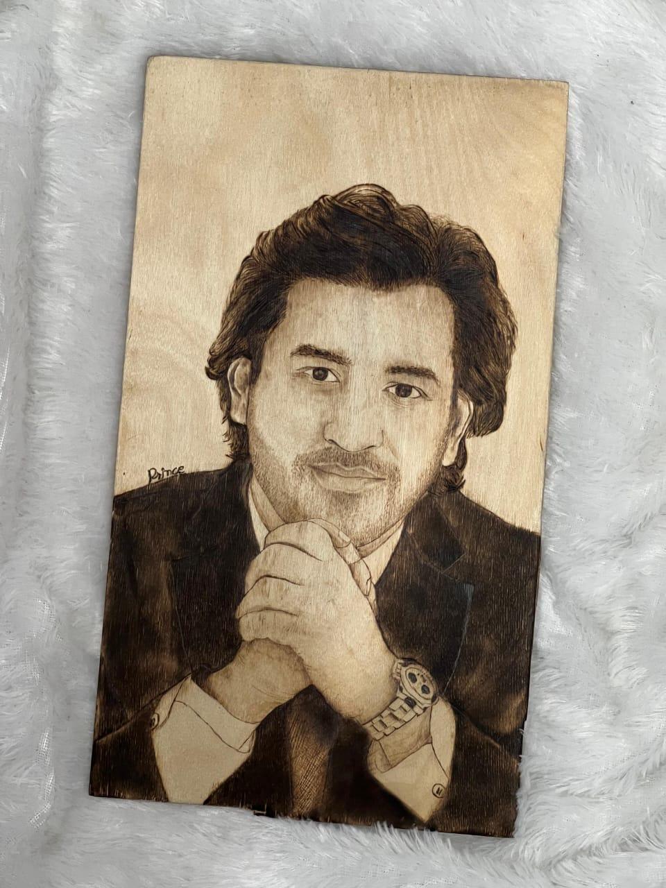 Custom Pyrography Wood Burning Art – Handmade Personalized Home Decor Gift For Loved Ones (a4/A3/A2 Sizes)" - Image 3