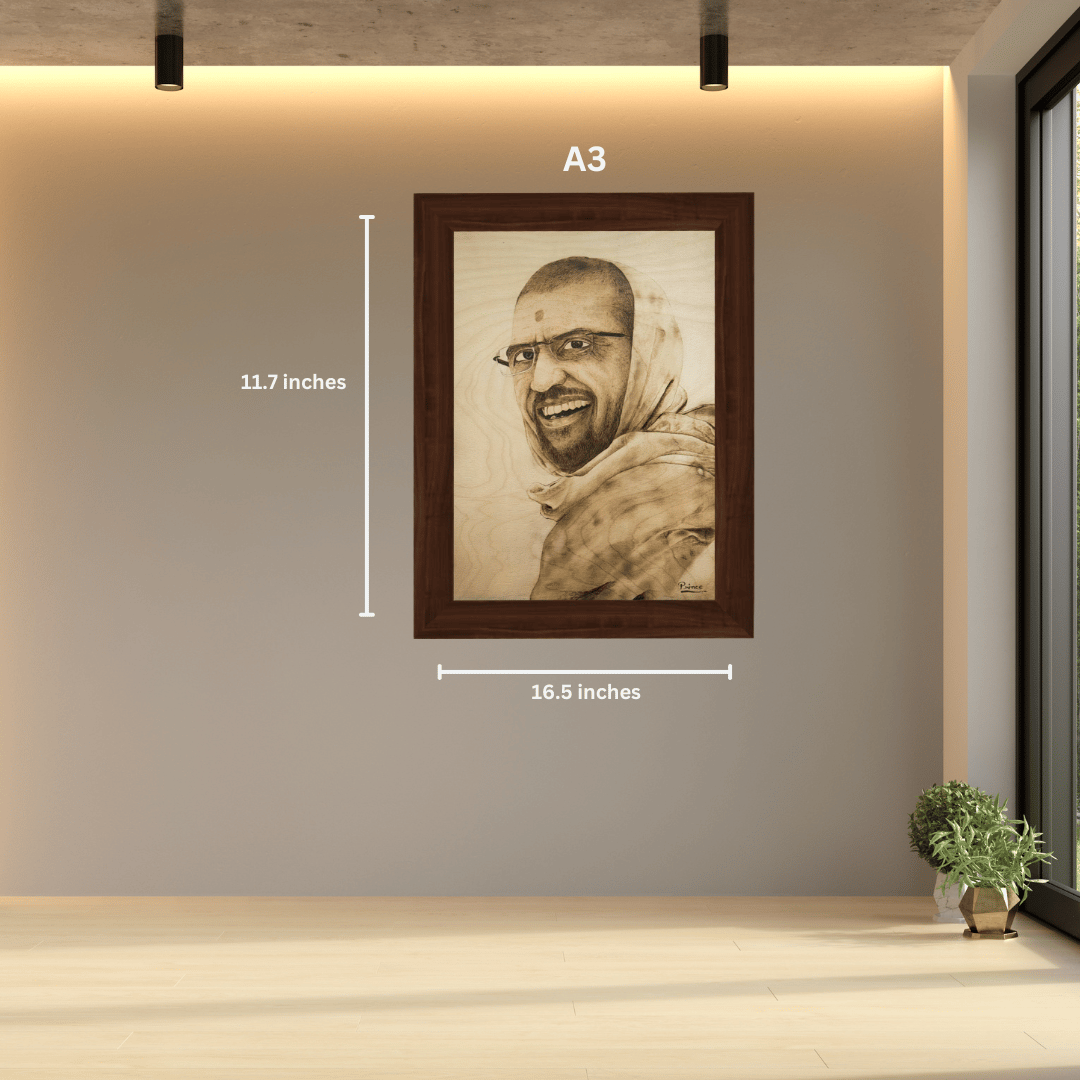 Custom Pyrography Wood Burning Art – Handmade Personalized Home Decor Gift For Loved Ones (a4/A3/A2 Sizes)" - Image 11