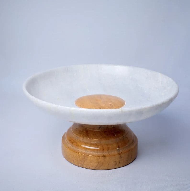 Handmade Marble Fruit Bowl