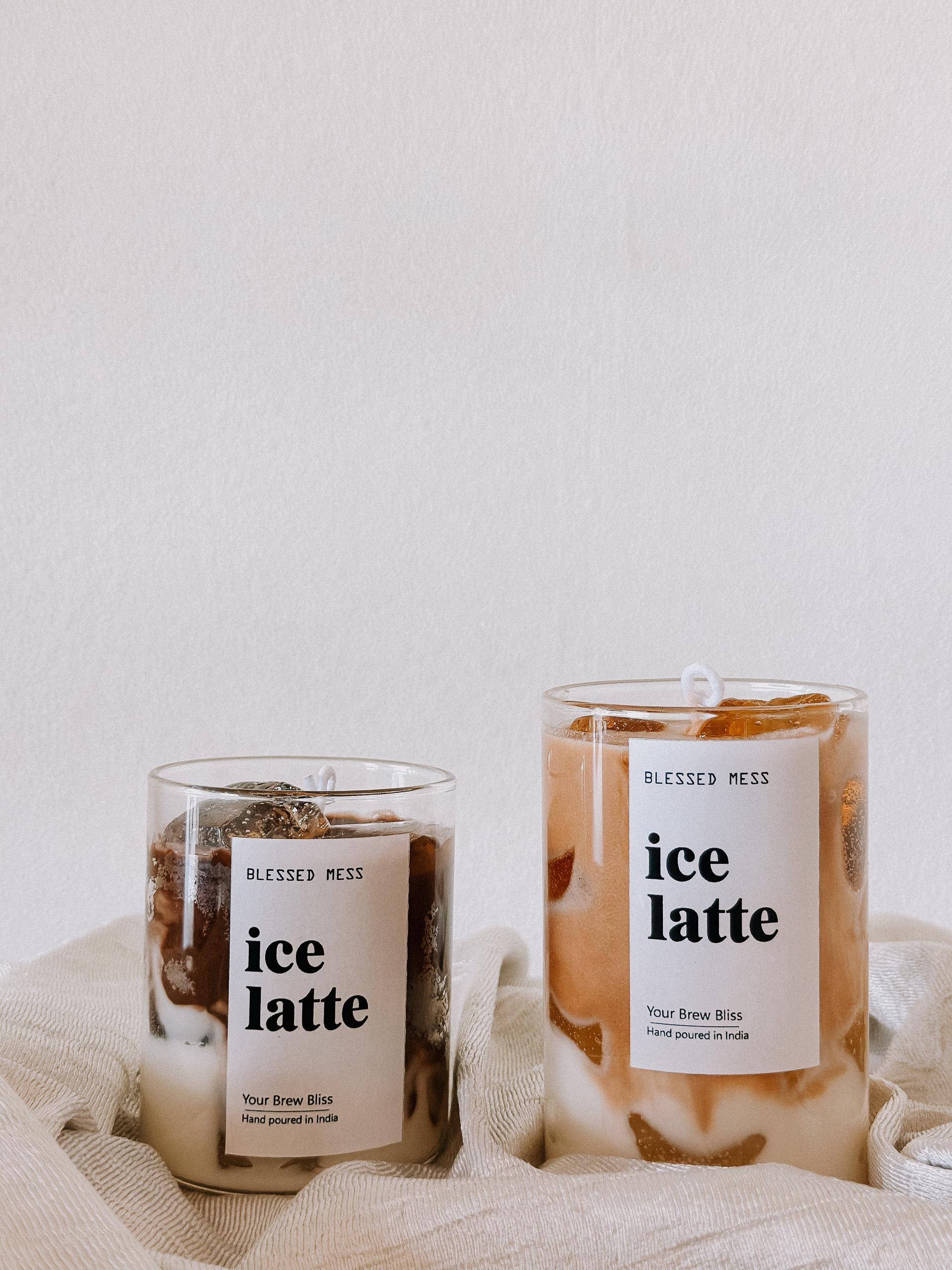 Hand-Poured Iced Latte Candle | Your Brew Bliss | Aesthetic Coffee-Inspired Home Decor Gift