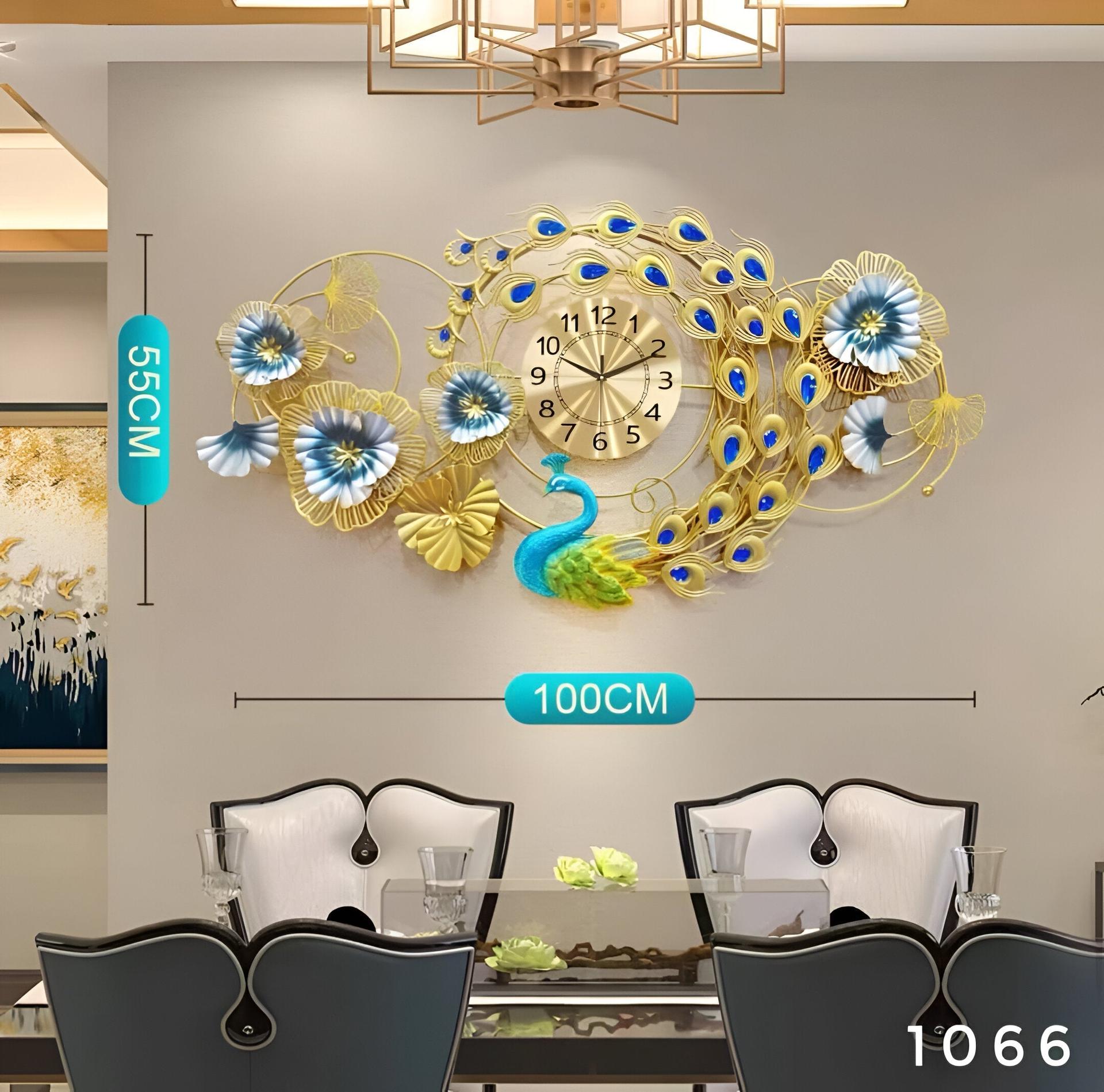 Unique Peacock Wall Clock