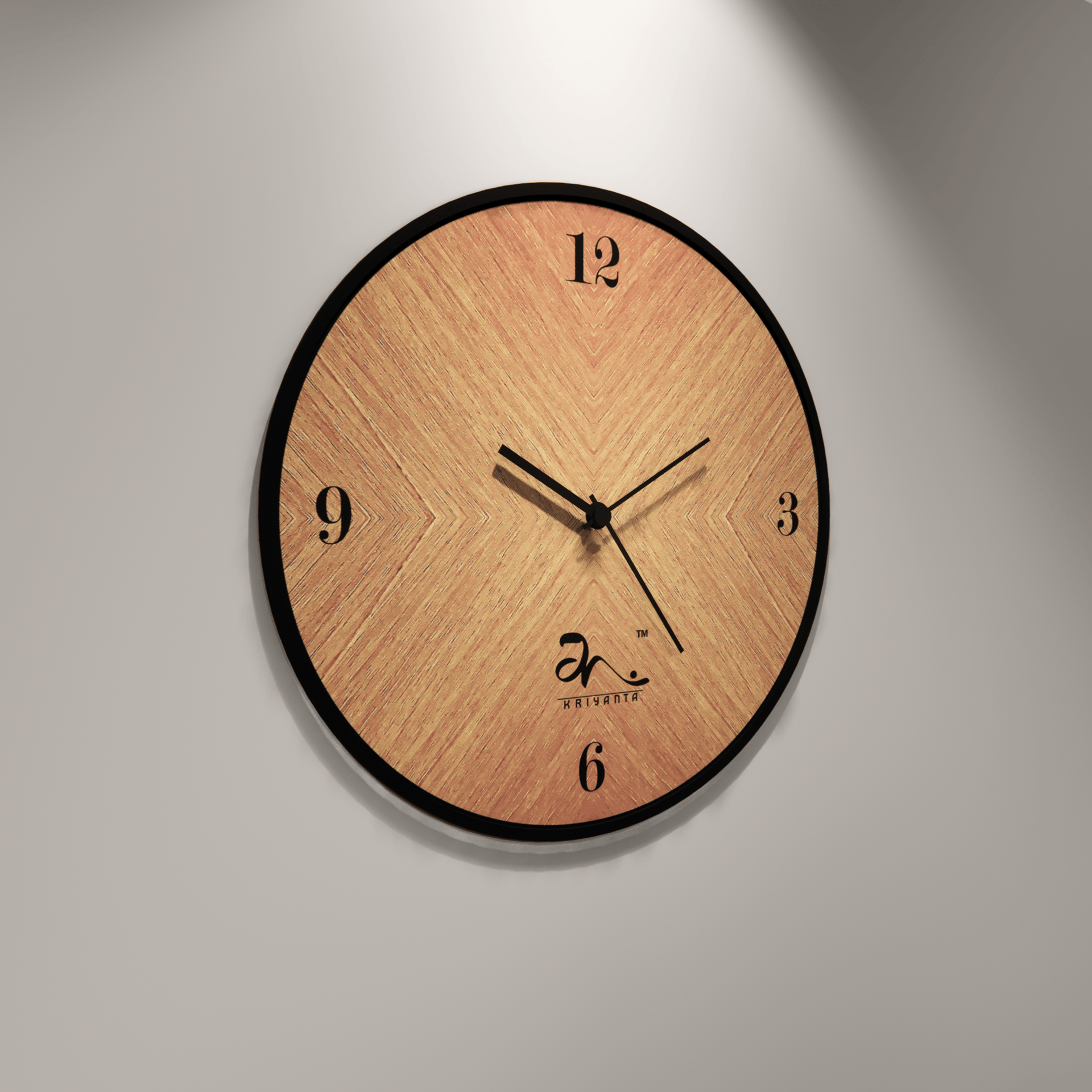 Whispering Pines Wooden Wall Clock Art - Image 3