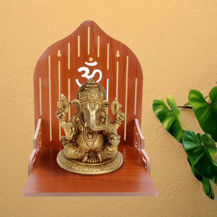 Beautiful Mdf Wooden Temple | Pooja Mandir For Home And Office/Wall Mounted Temple | Puja Stand