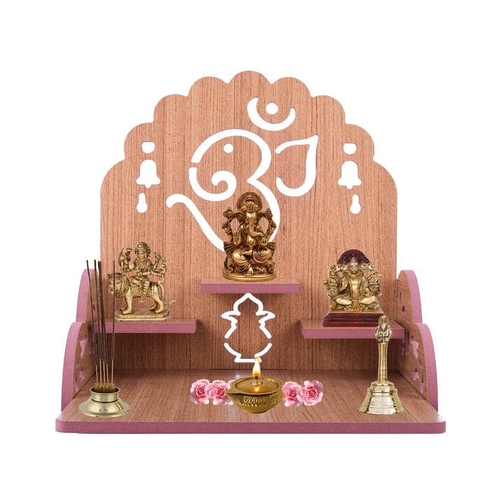 Wooden Small Temple For Pooja Room