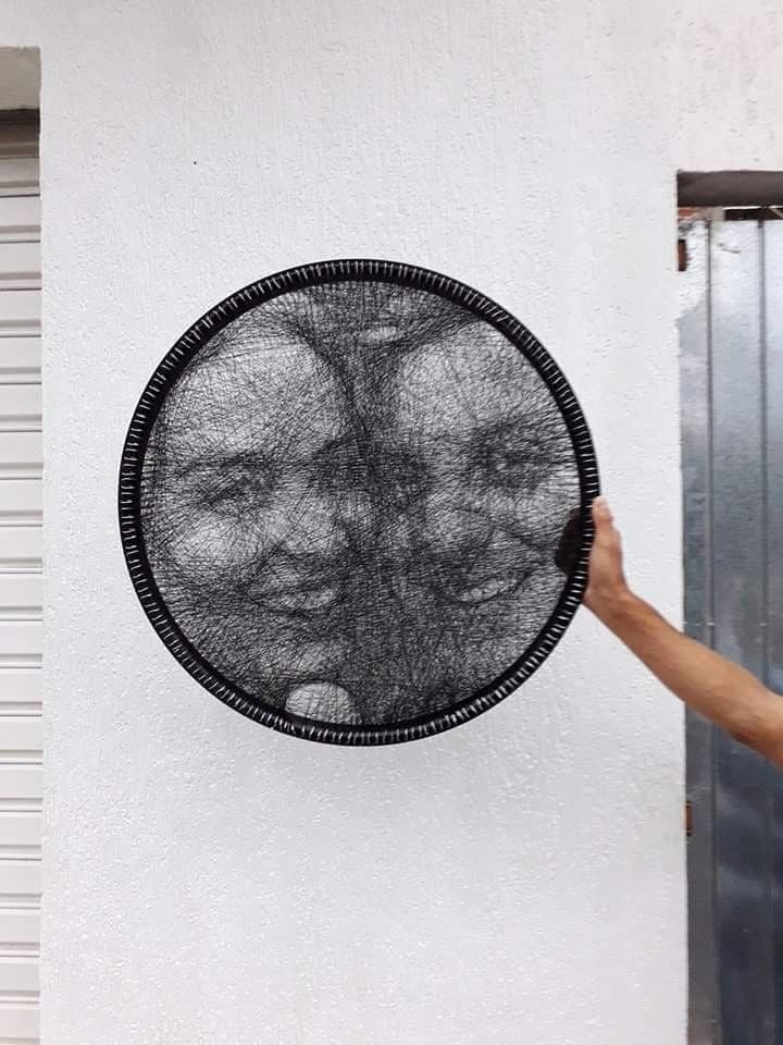 Personalized String Art Portrait – Handmade Single-Thread Wall Art | Unique Gift For Loved Ones | Kriyanta