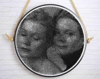 Personalized String Art Portrait – Handmade Single-Thread Wall Art | Unique Gift For Loved Ones | Kriyanta - Image 13